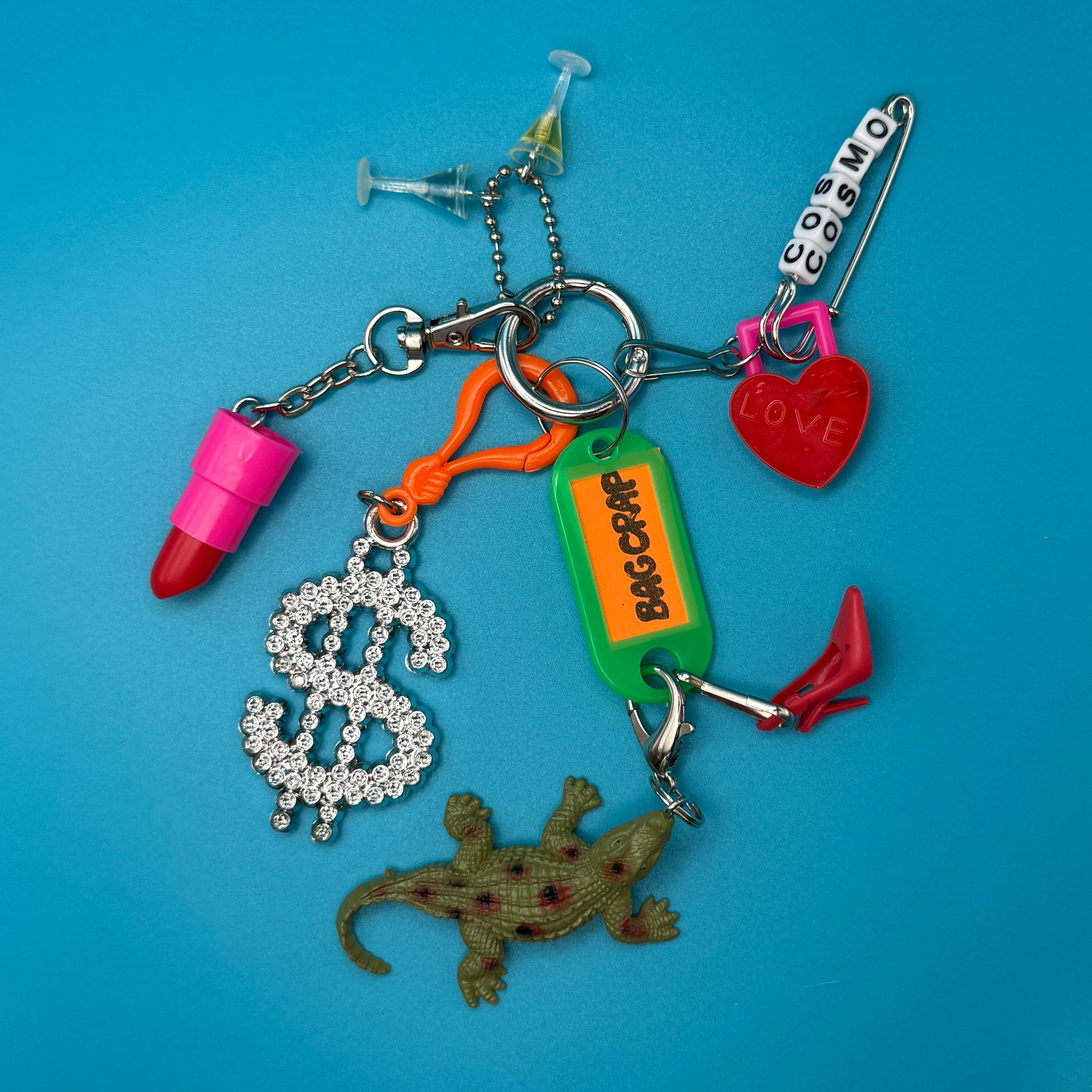 BAG CRAP x COSMOPOLITAN MAGAZINE: Toy Lipstick Bag Charm Pack