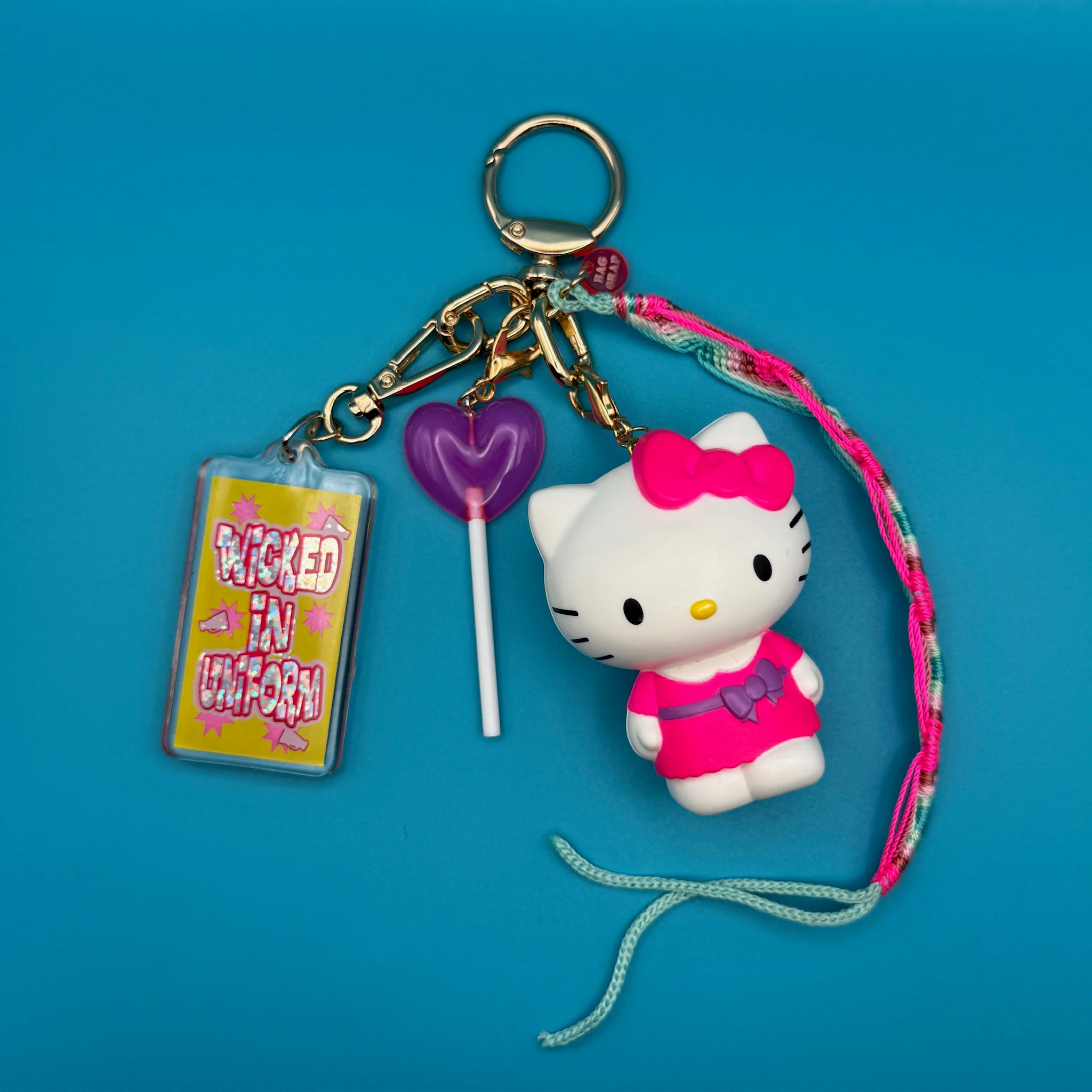 1-of-1 Vintage Hello Kitty Bag Charm Pack: Gold Hardware
