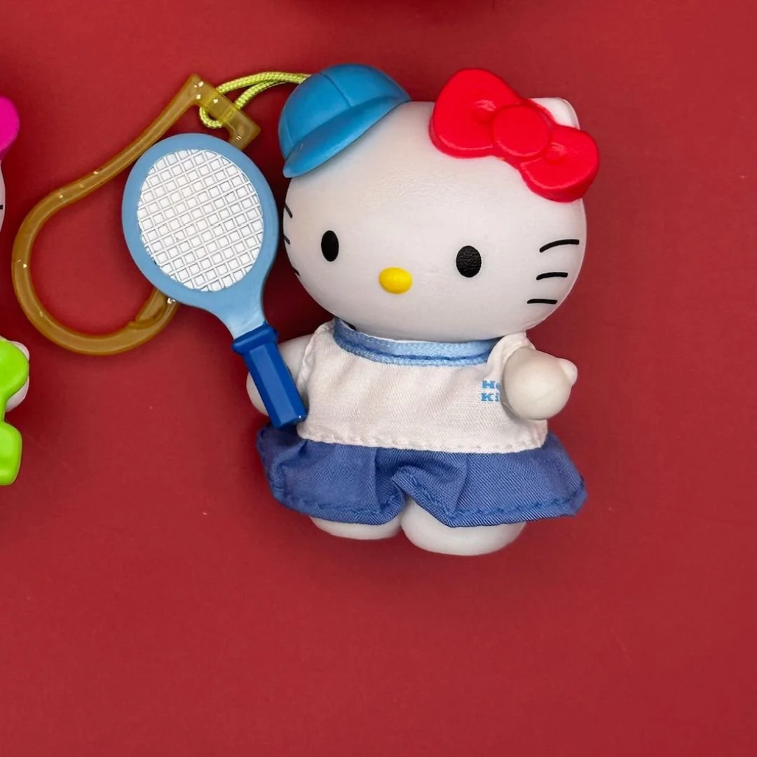 Vintage Y2k Hello Kitty Happy Meal Plastic Toy Bag Charms - Image 3