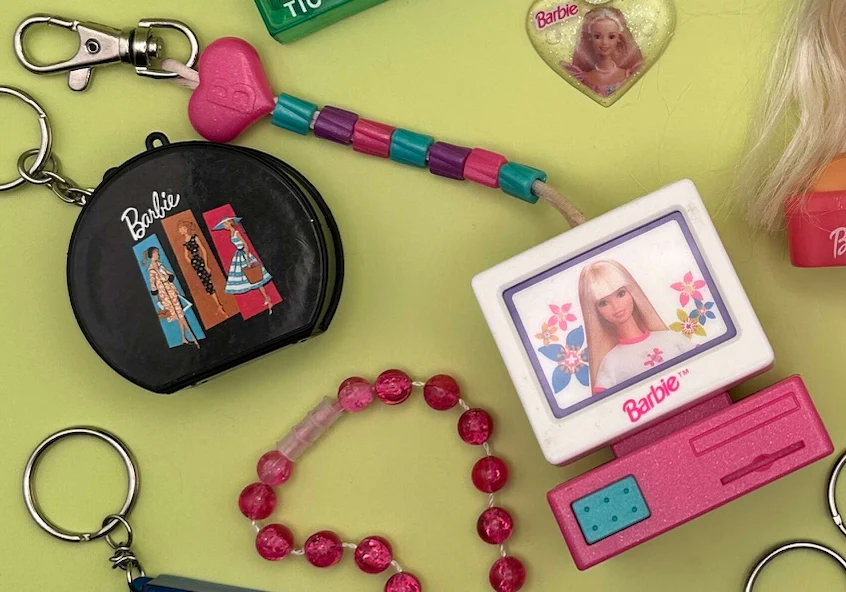 90's Barbie Vintage Keychain Collection - Image 9