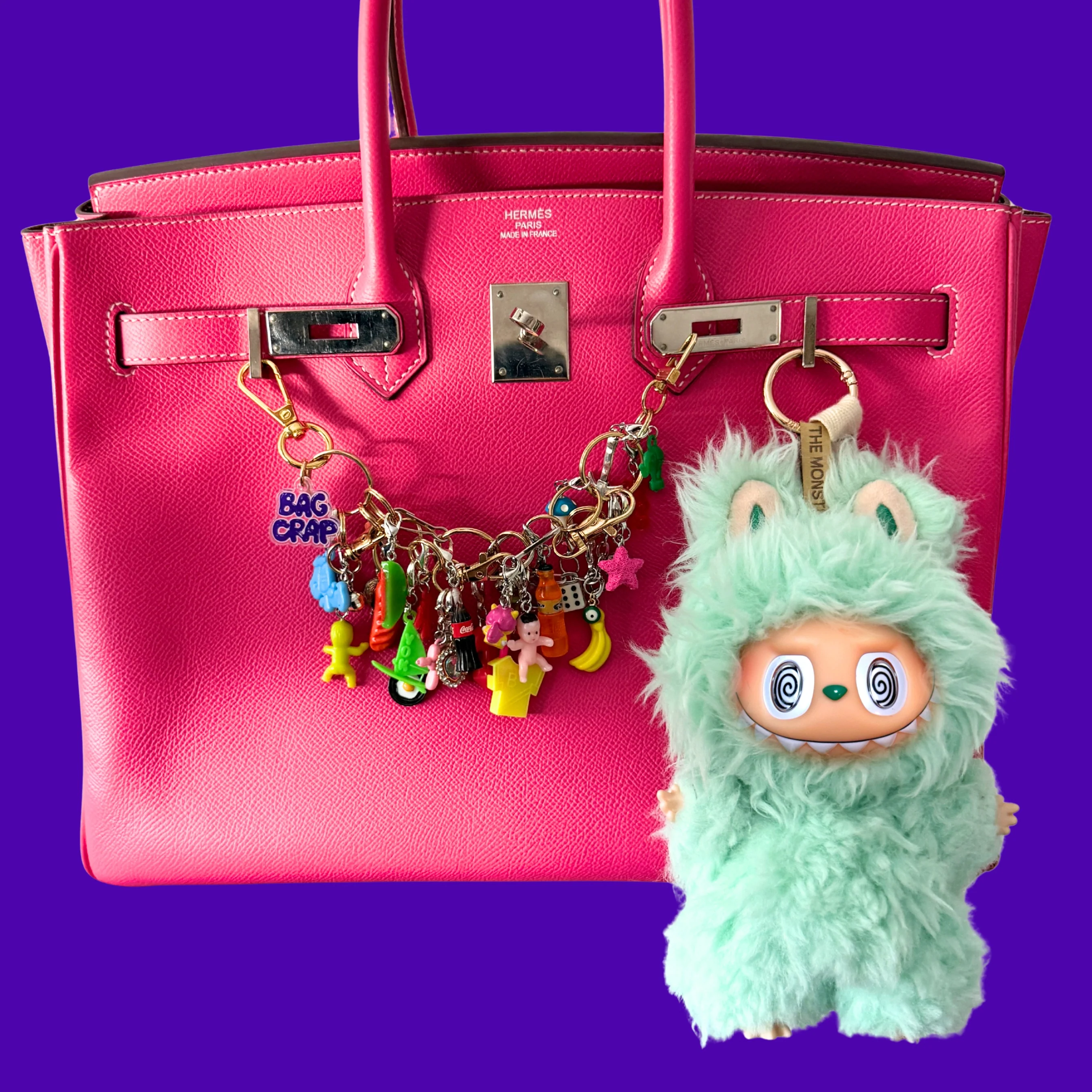 Marko Monroe × BAG CRAP — Custom Labubu Bag Charm #1 - Image 3