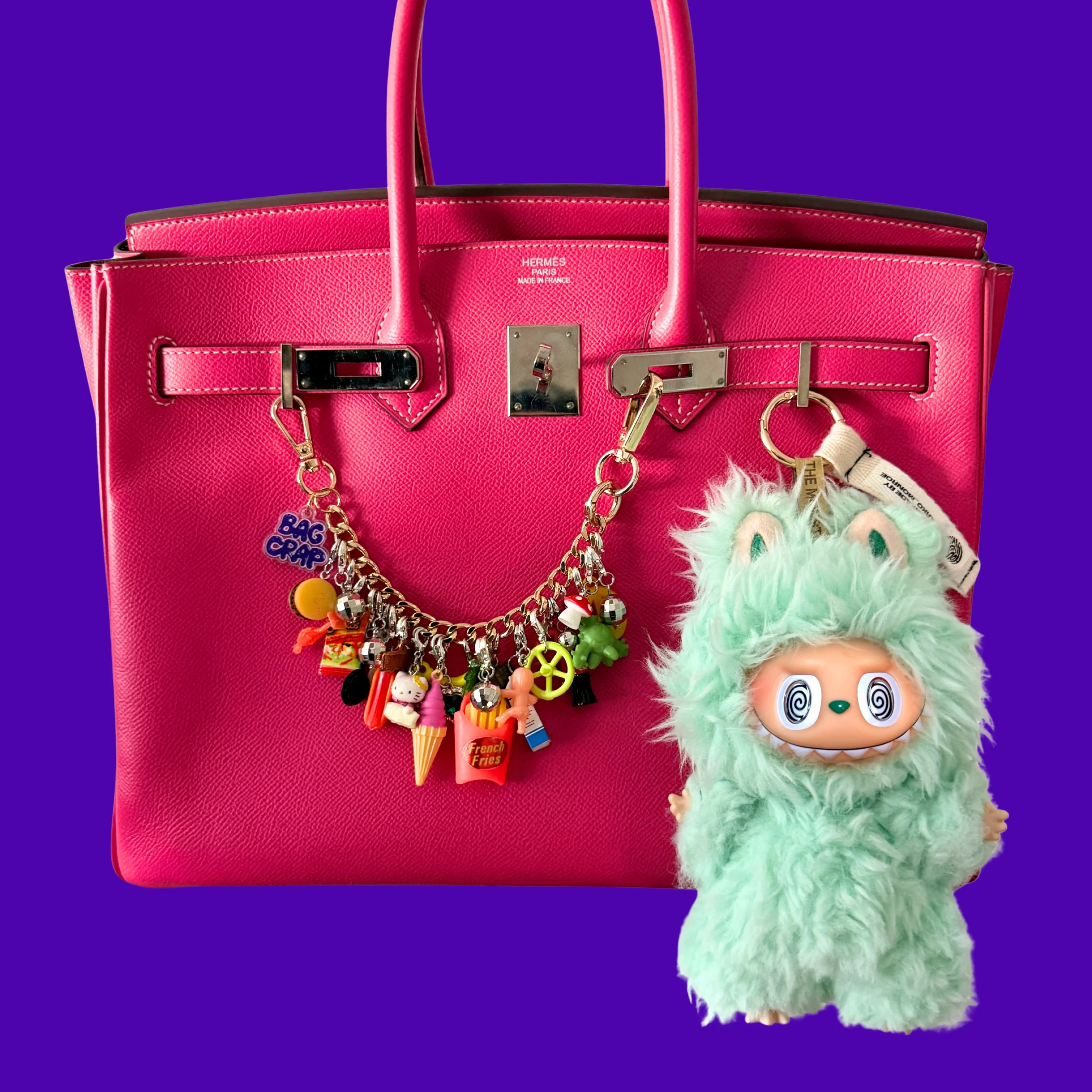 Marko Monroe × BAG CRAP — Custom Labubu Bag Charm #4 - Image 3