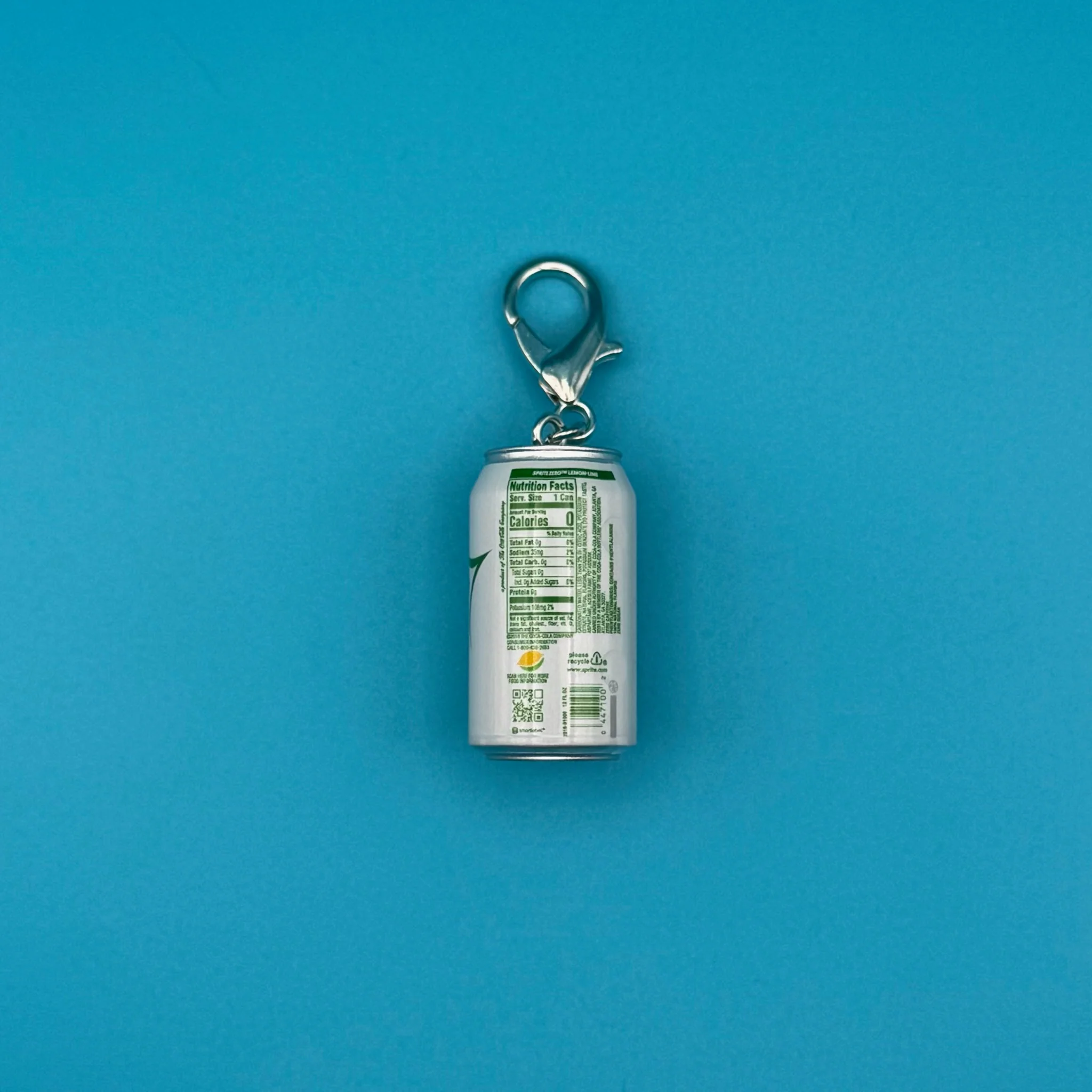 Mini Sprite Zero Soda Can Bag Charm - Image 3
