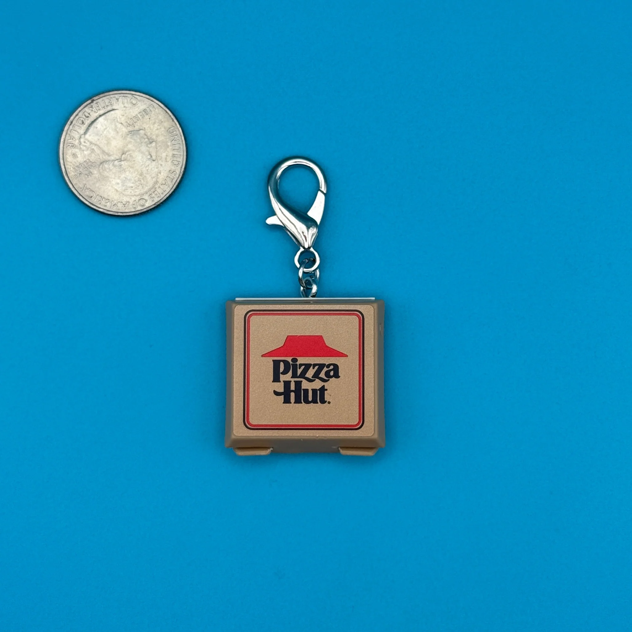 Mini Pizza Hut Pizza Bag Charm - Image 3