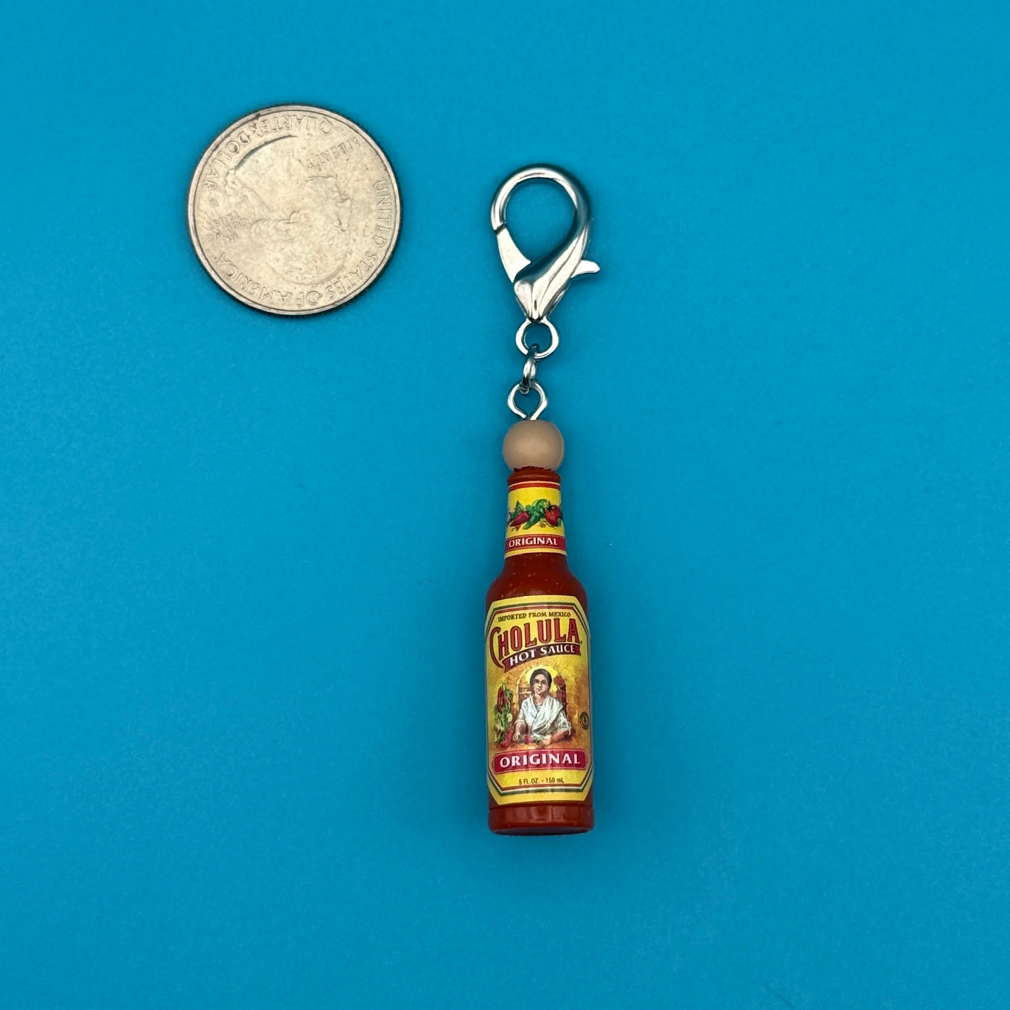 Mini Cholula Original Hot Sauce Bag Charm - Image 3