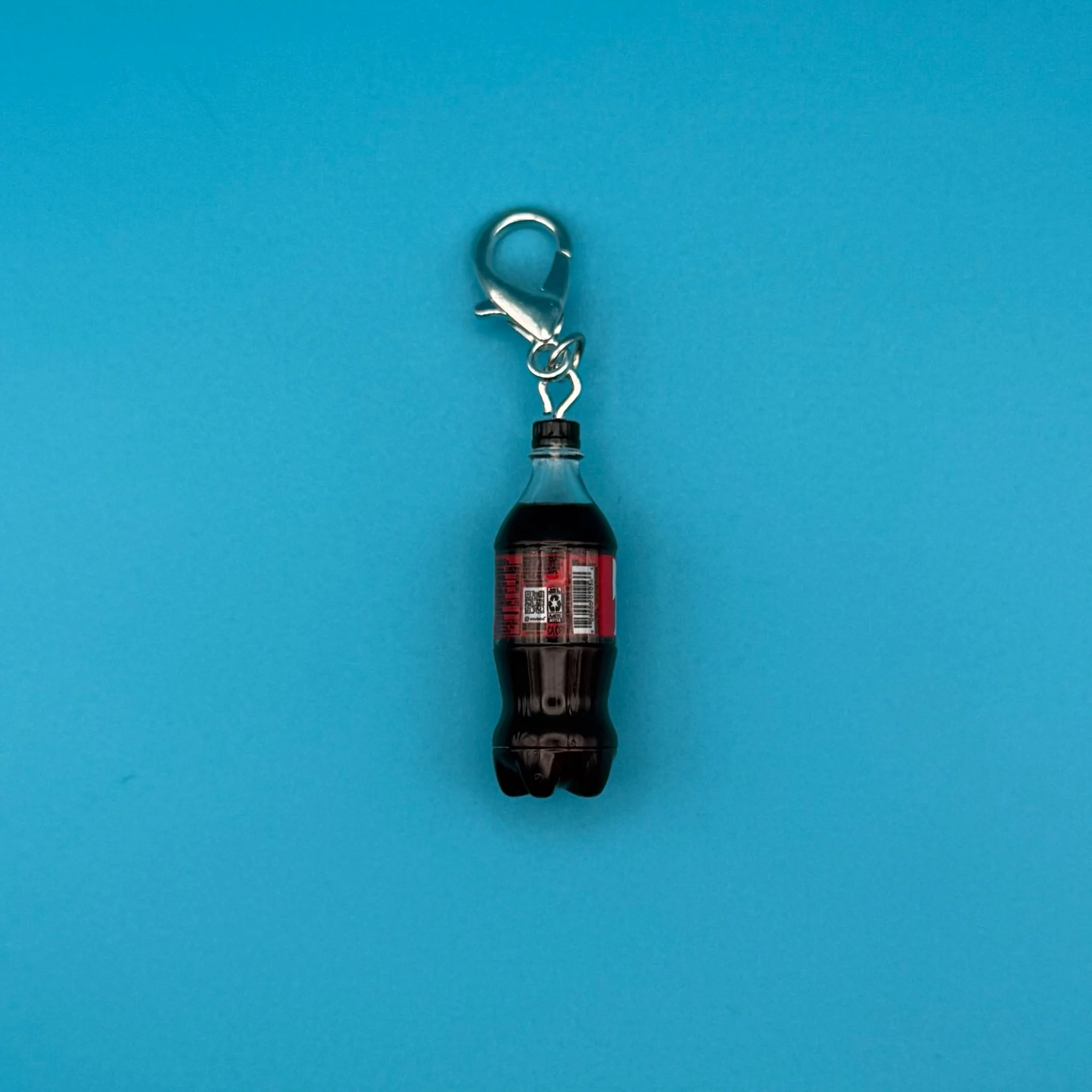 Mini Coke Zero Sugar Soda Bottle Bag Charm - Image 3