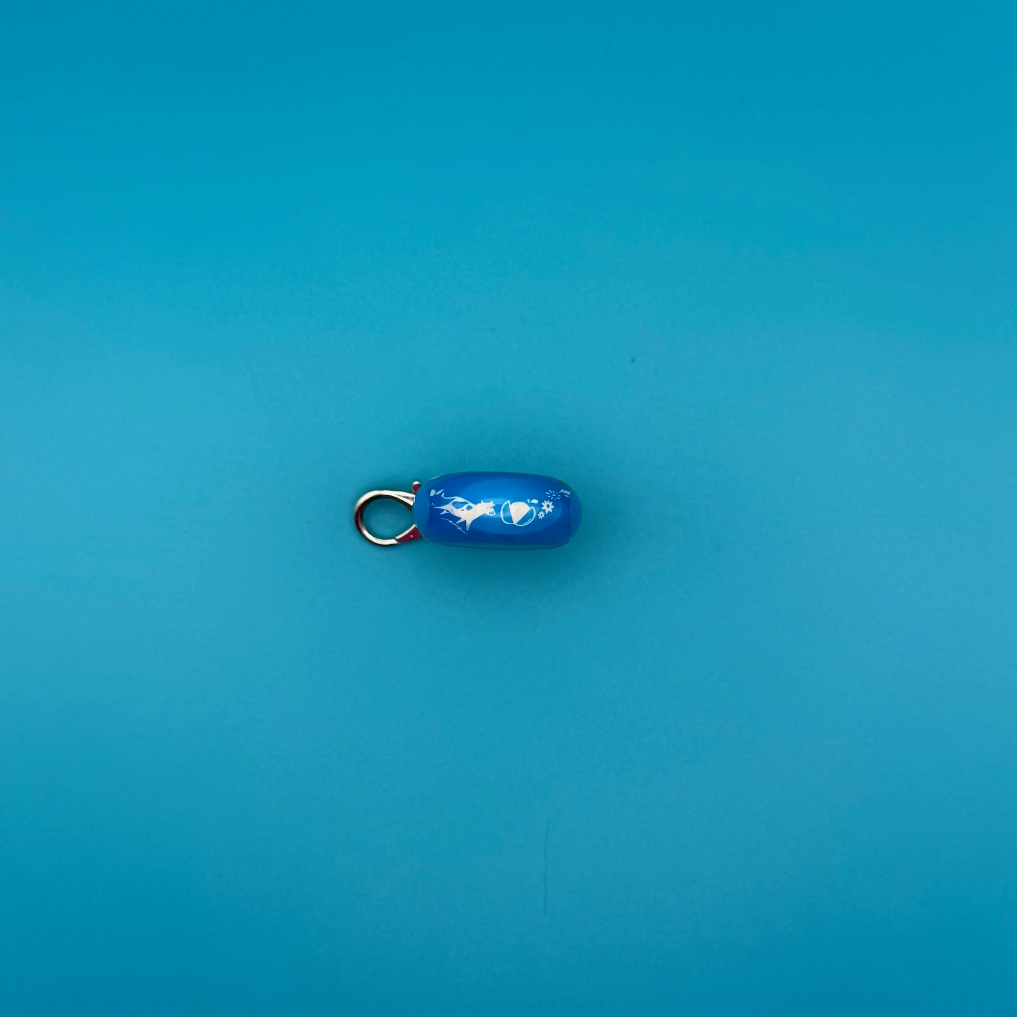 Mini Blue Babybel Cheese Bag Charm - Image 3