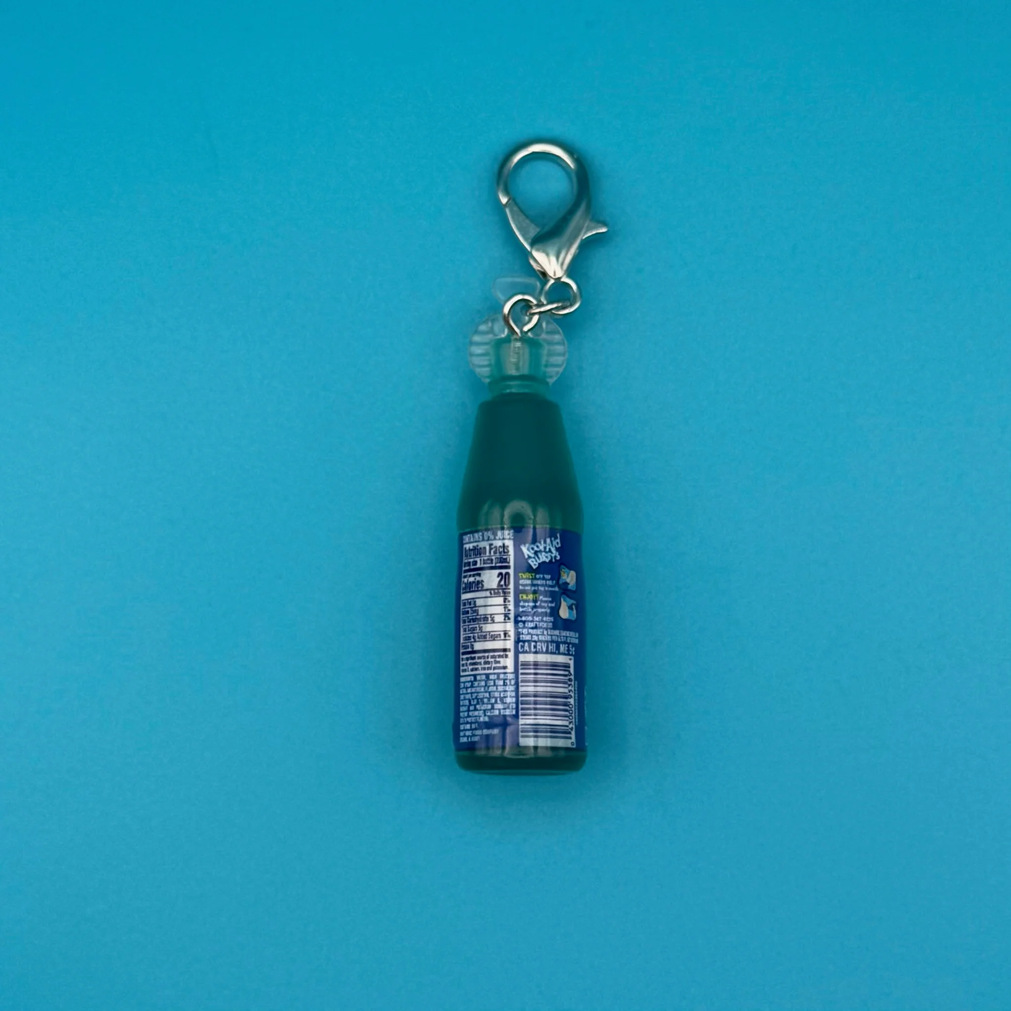 Mini Blue Kool-Aid Bursts Bag Charm - Image 3