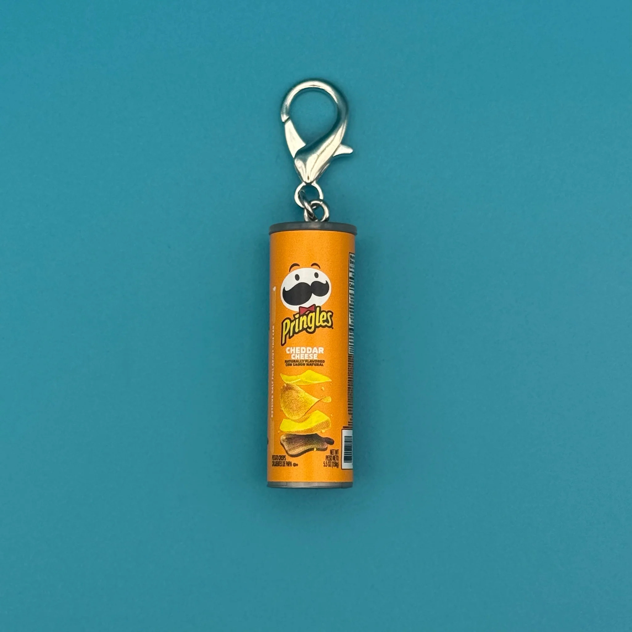 Mini Pringles Cheddar Cheese Chips Bag Charm