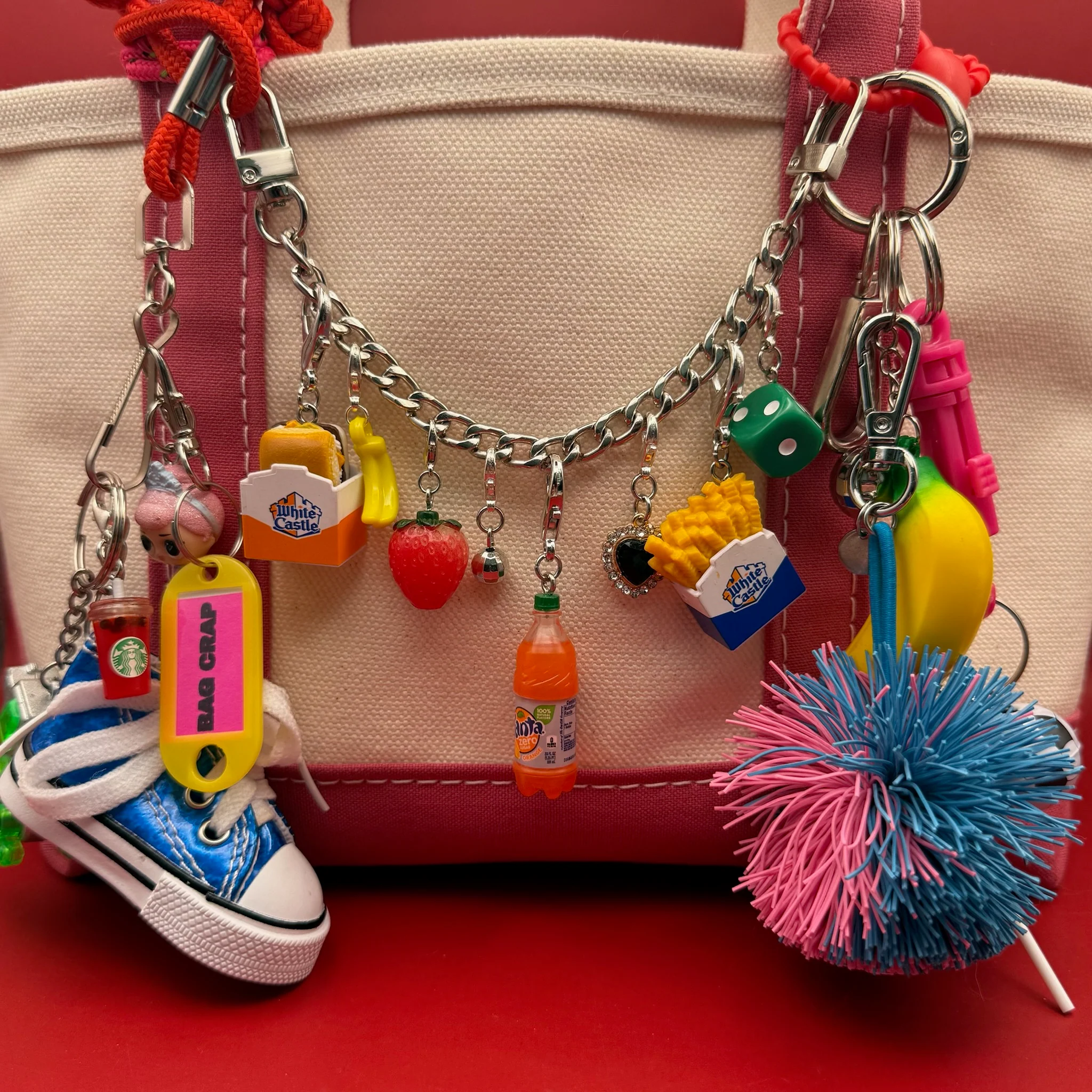 Mini White Castle French Fries Bag Charm - Image 2