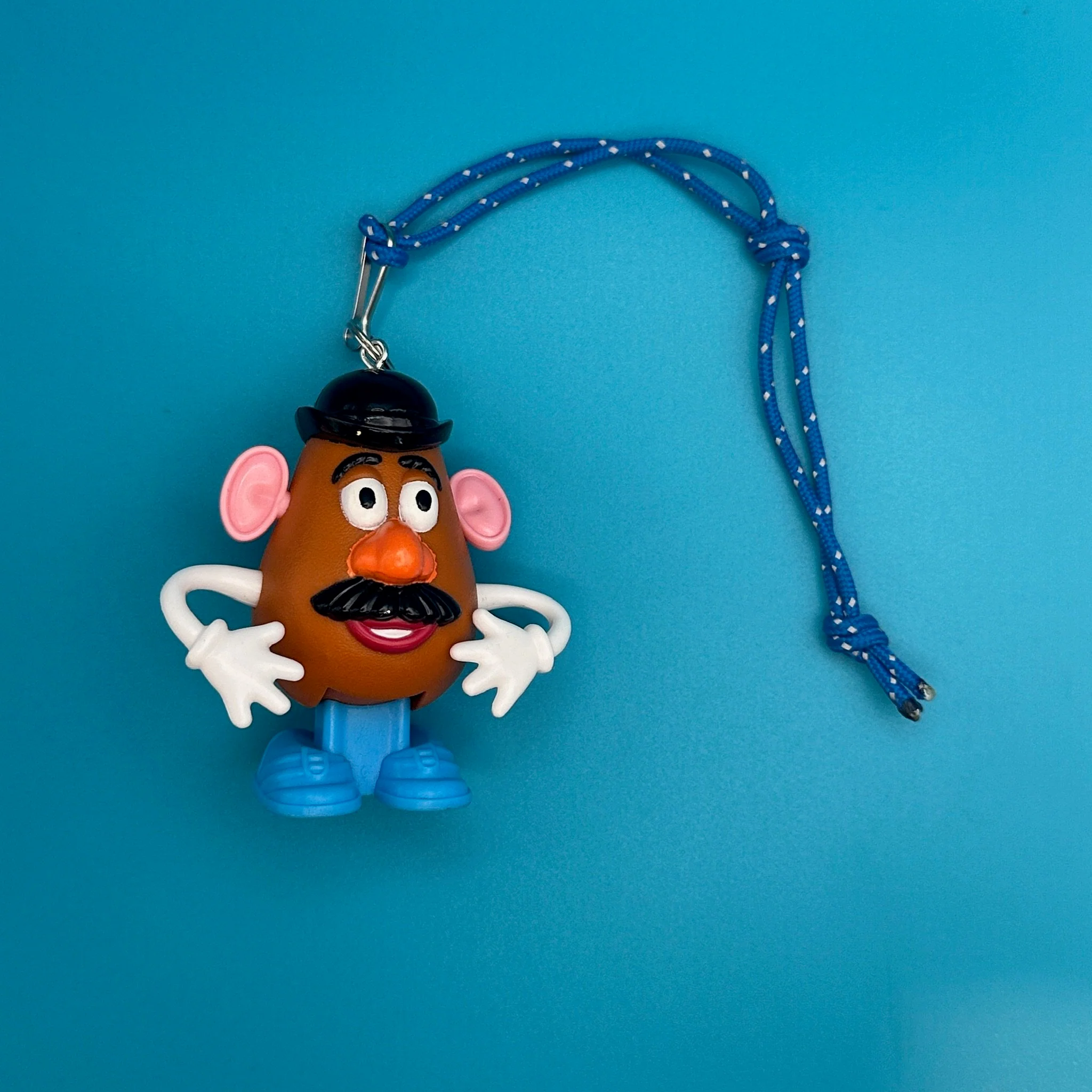 Vintage 1999 Mr. Potato Head Toy Bag Charm With Paracord - Image 3