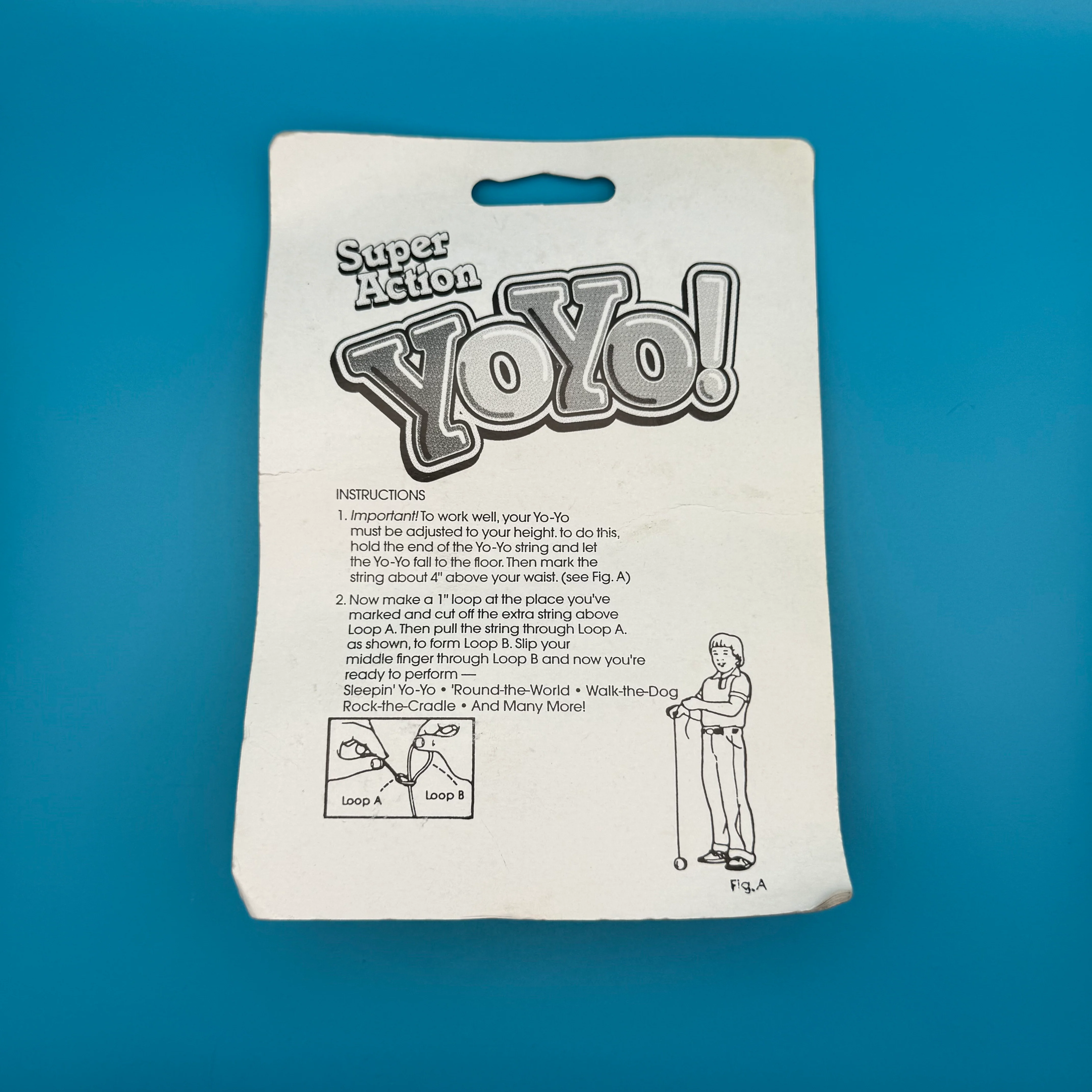 NIB 90s Vintage Keychain: Super Action YoYo - Image 2