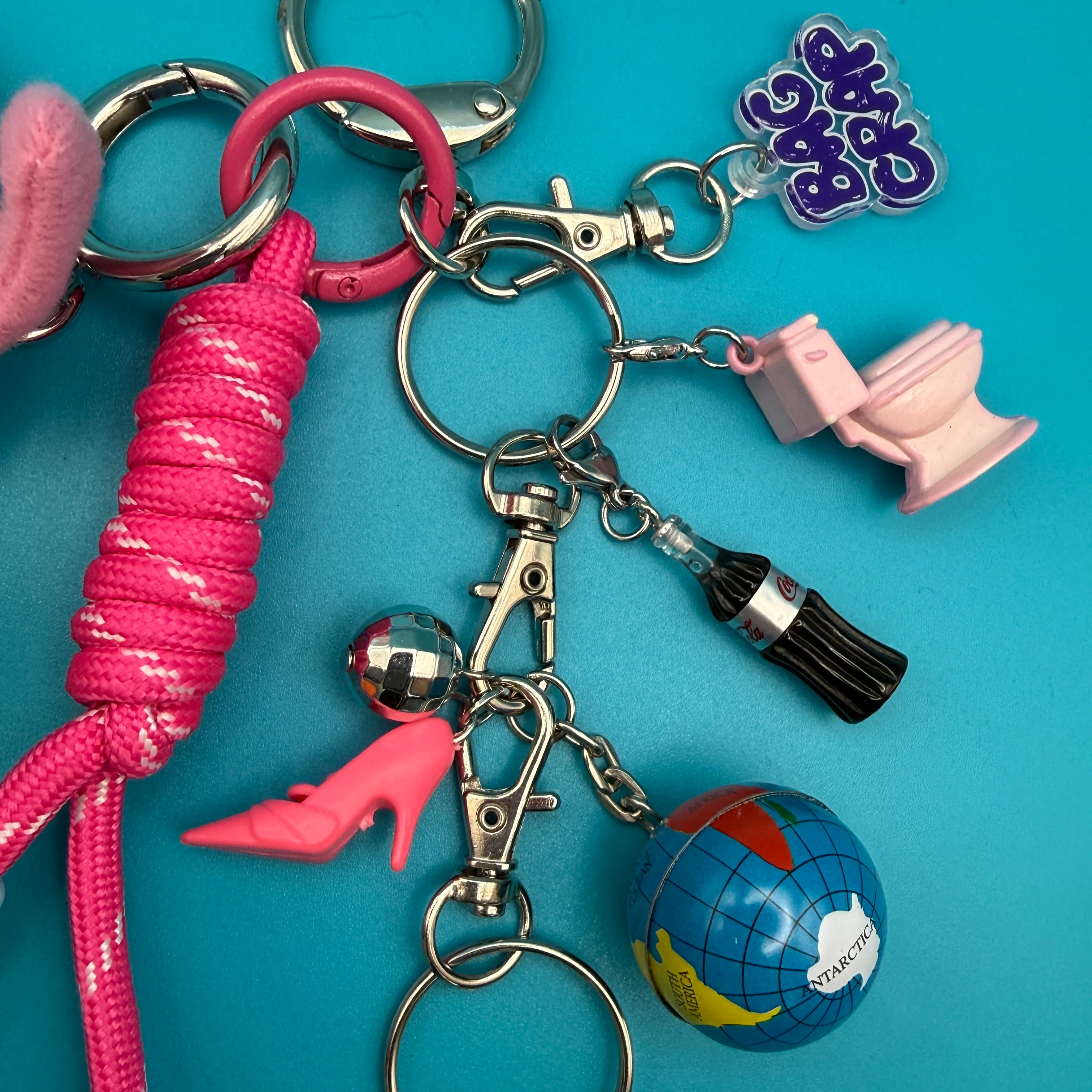 One-of-one VTG Piglet Beavis & Butthead Bag Charm Pack - Image 3