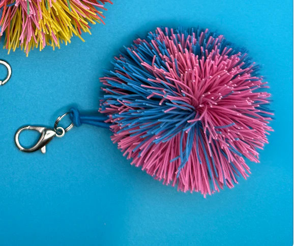 Koosh Ball Style Rubber Bag Charm: You Pick - Image 10