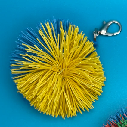 Koosh Ball Style Rubber Bag Charm: You Pick - Image 6