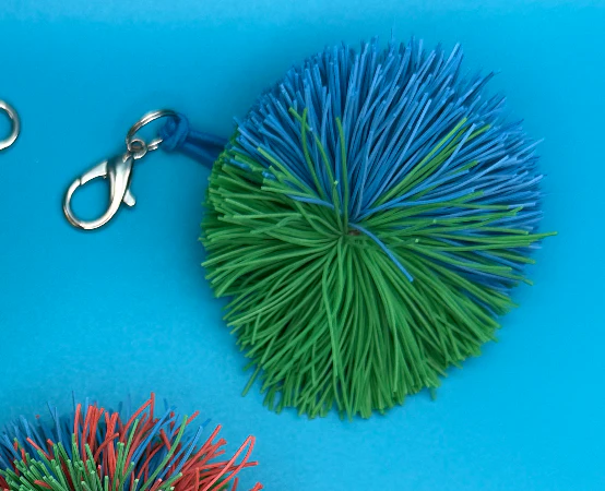 Koosh Ball Style Rubber Bag Charm: You Pick - Image 9