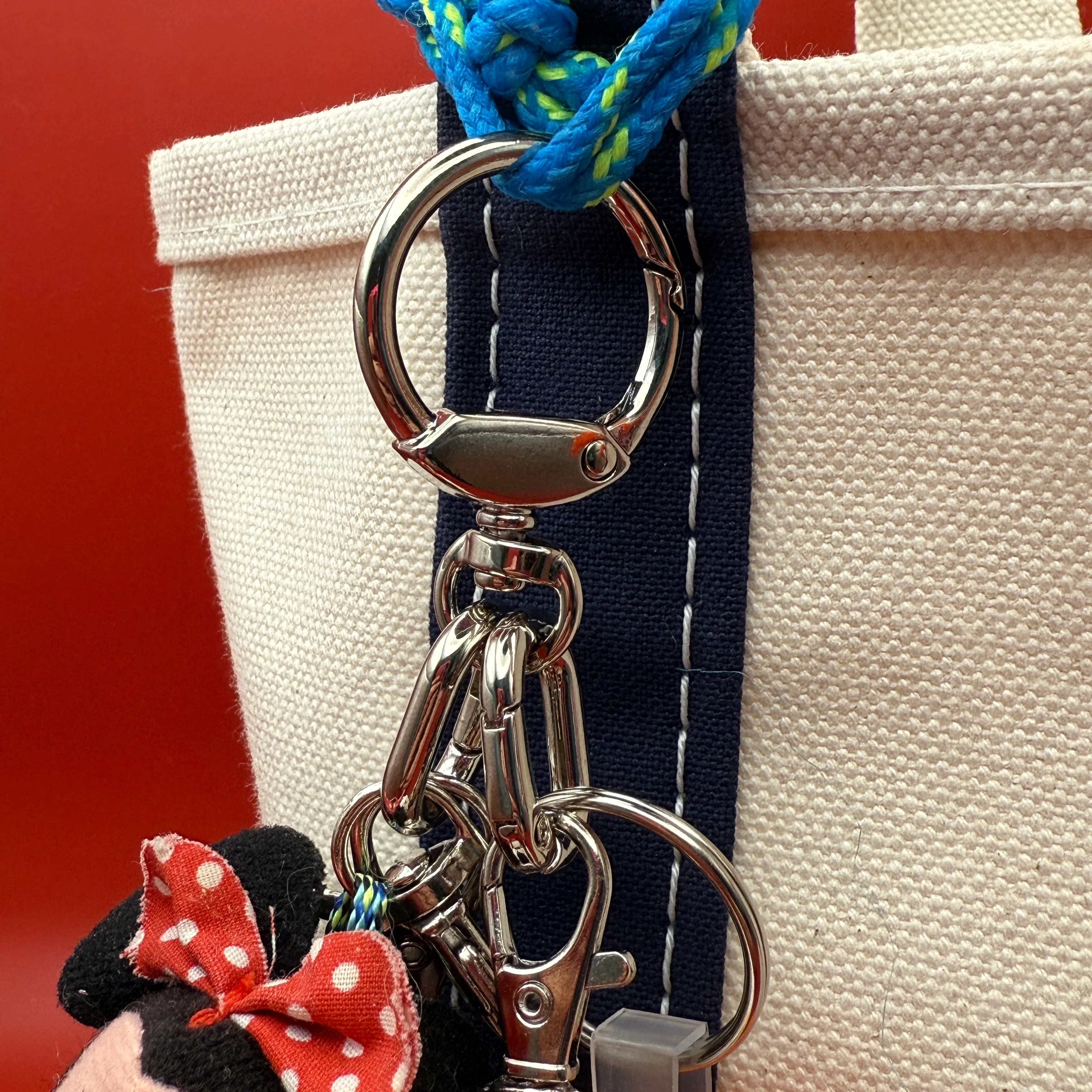 Silver Metal Swivel Spring Clip + 2 Carabiner Clip Attachments - Image 4
