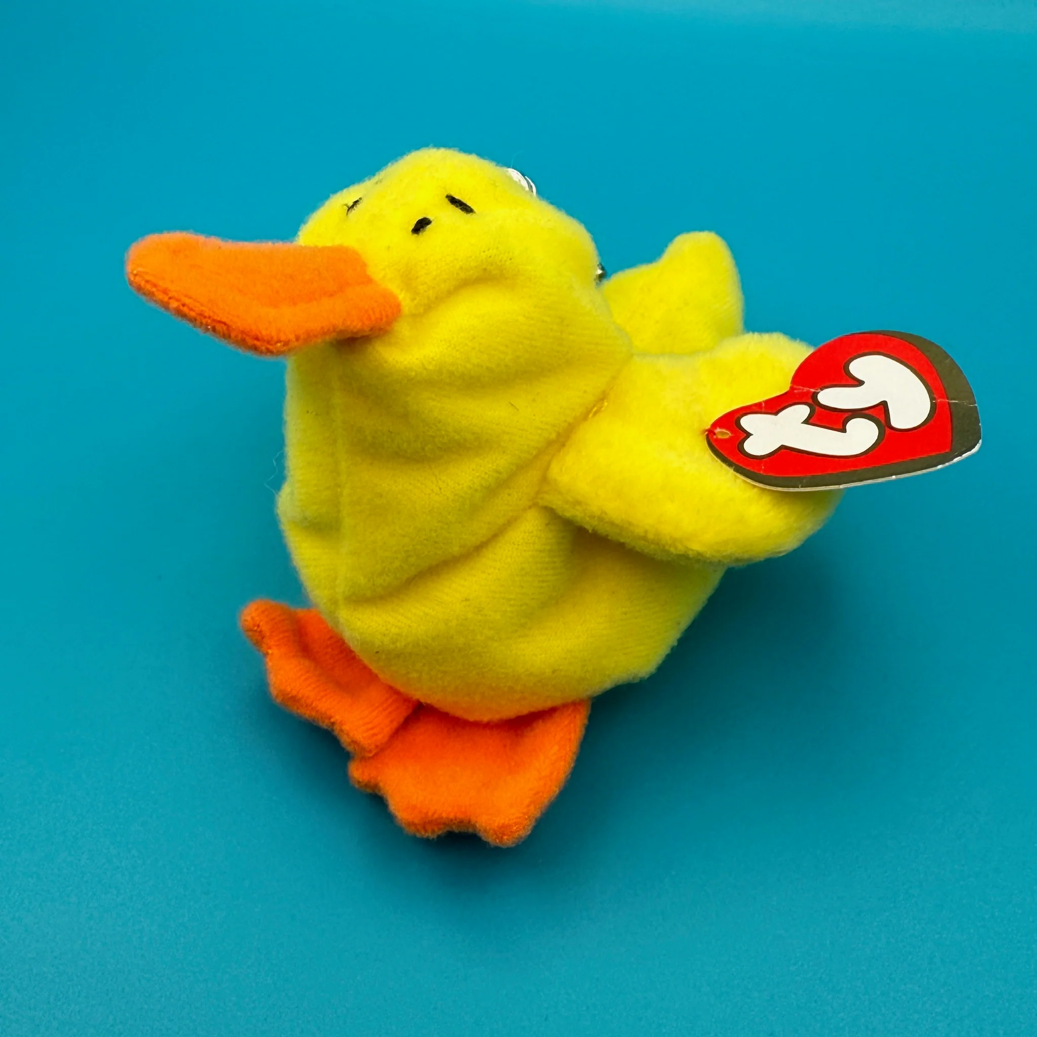 RARE Vintage Teenie Beanie Baby 'Quaks' Duck Charm - Image 3