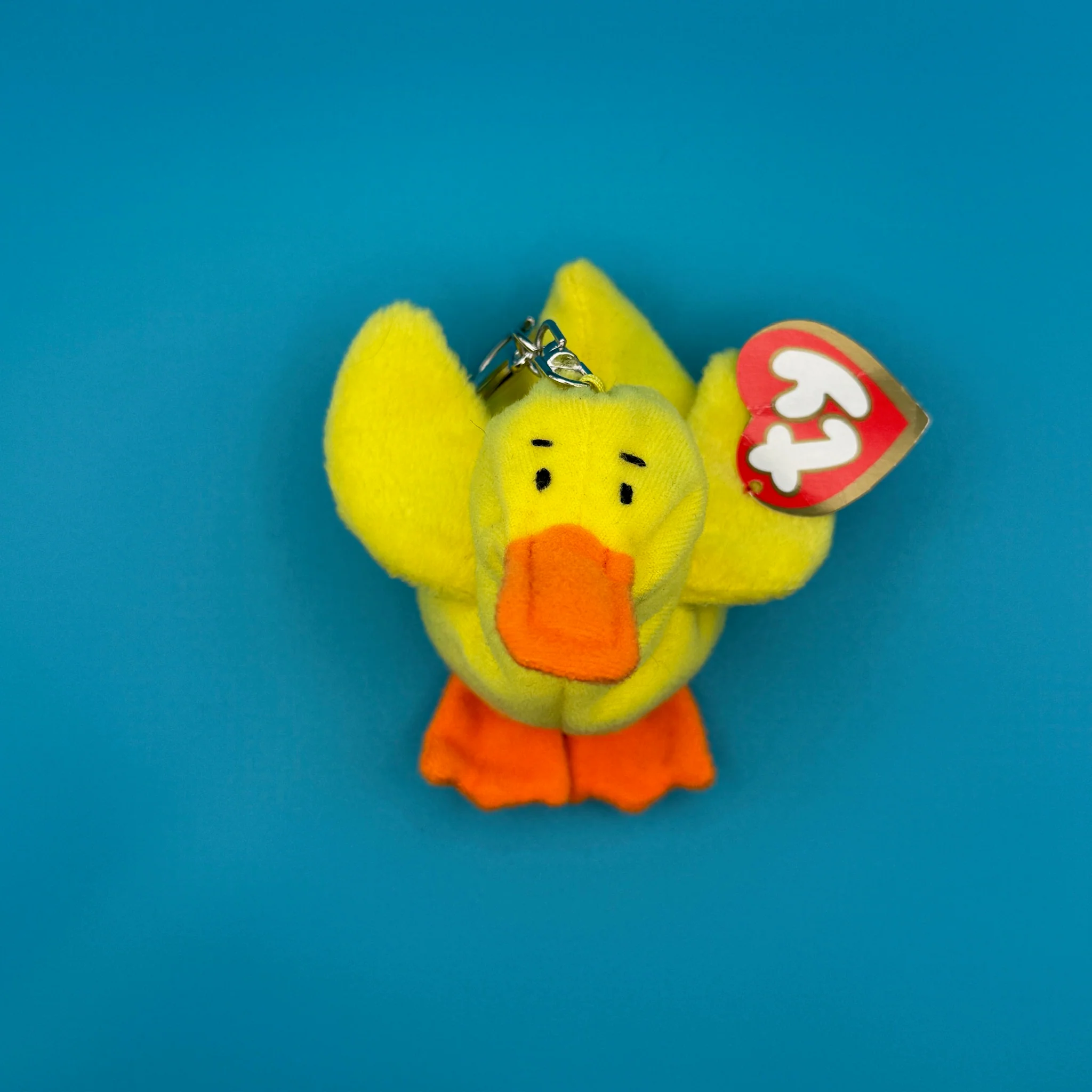 RARE Vintage Teenie Beanie Baby 'Quaks' Duck Charm - Image 4