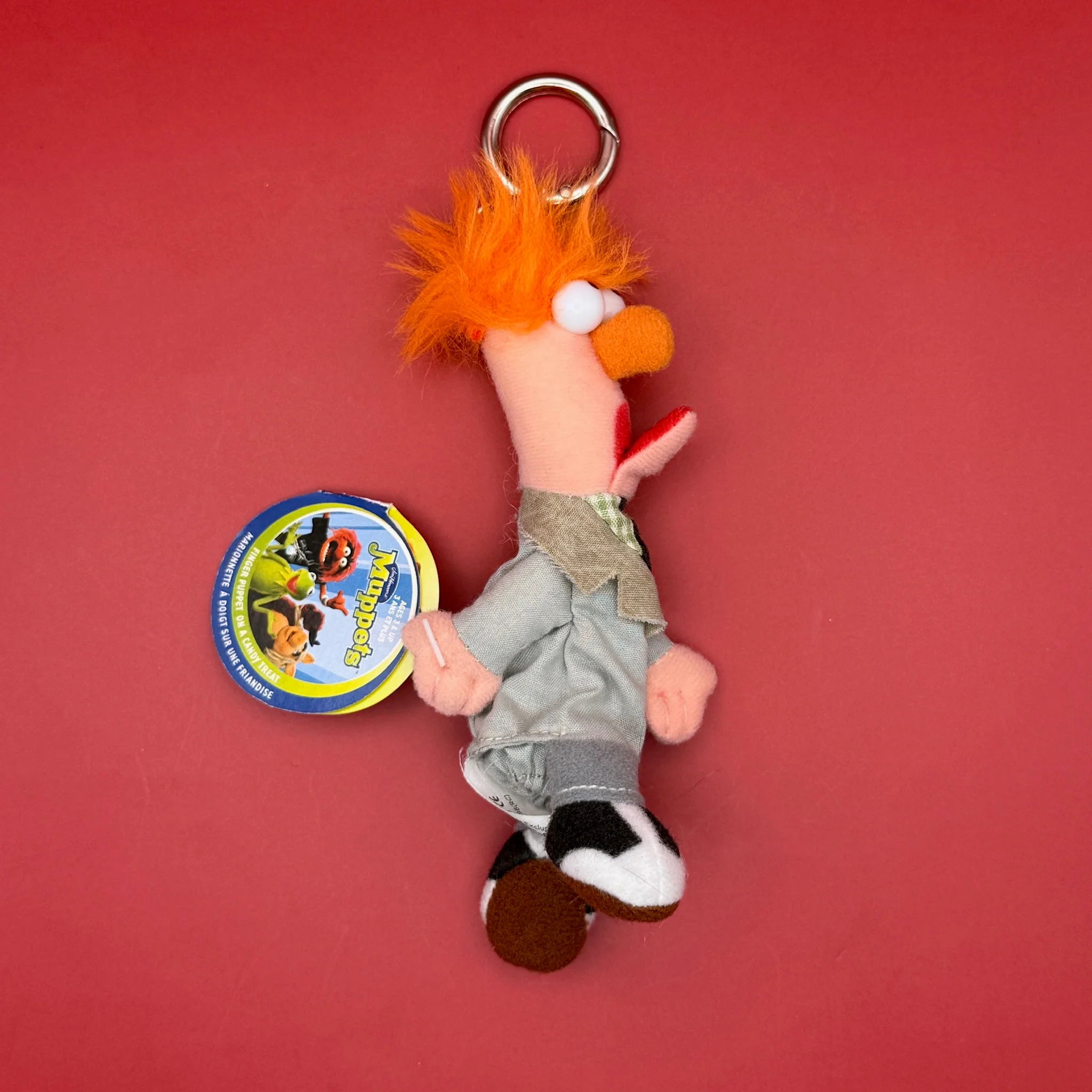 Vintage Y2K Beaker Muppets Mini Plushie Bag Charm - Image 5