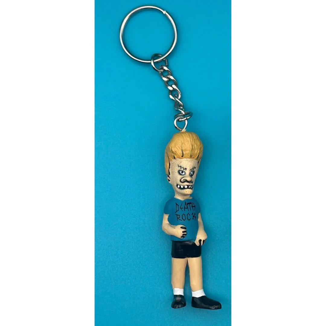 1990s Vintage Beavis & Butthead MTV Viacom Vintage Keychains - Image 4