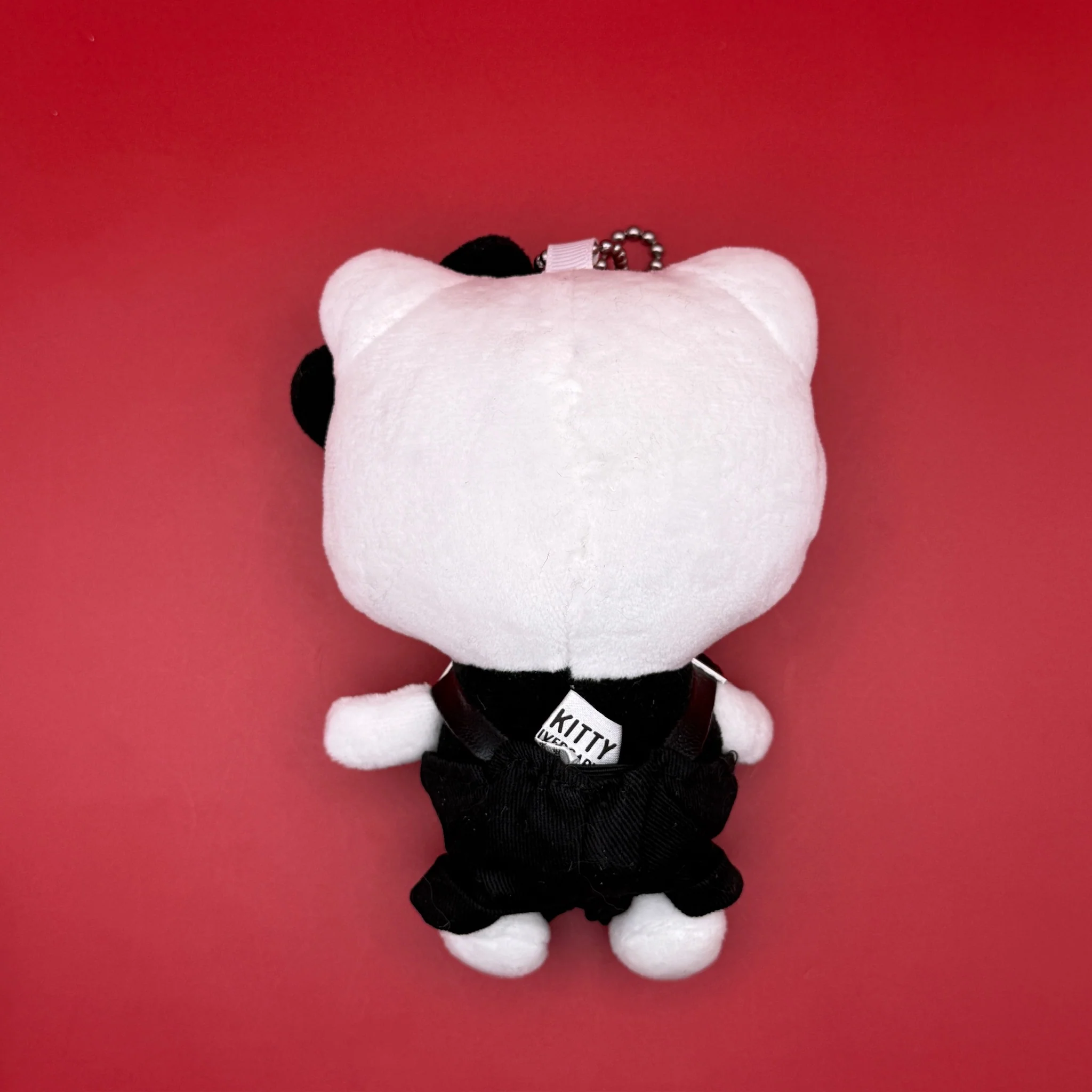 Designer Hello Kitty Black and White Plush Bag Charm - Image 3