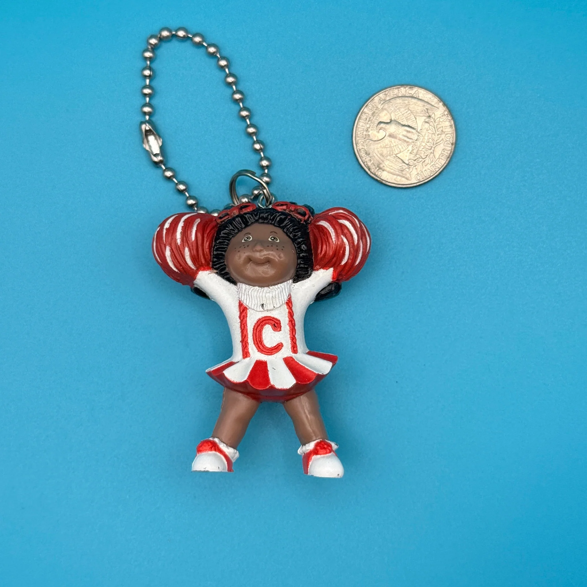1980-1990s Vintage White Keychains & Bag Charms - Image 8