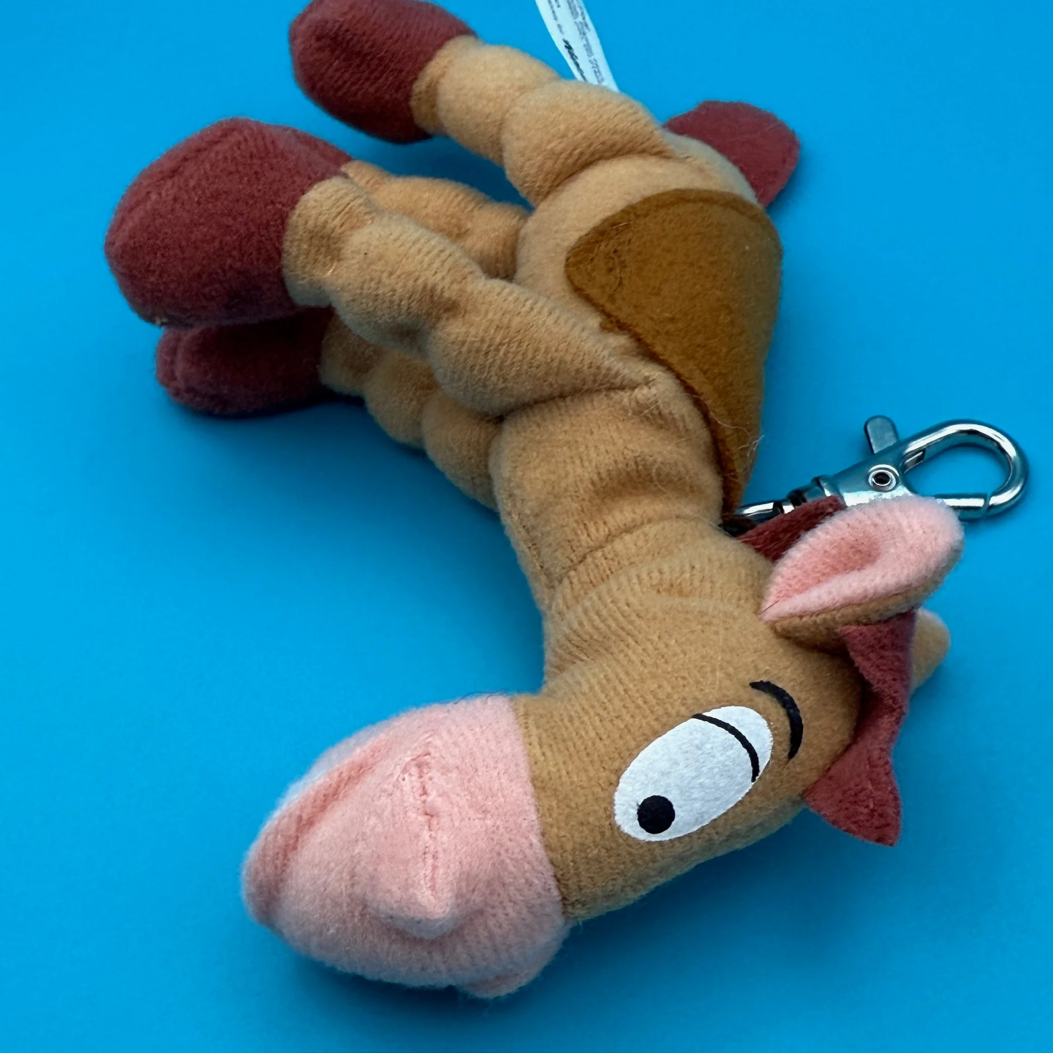 Vintage Toy Story 'Bullseye' Horse Plushie Bag Charm - Image 4