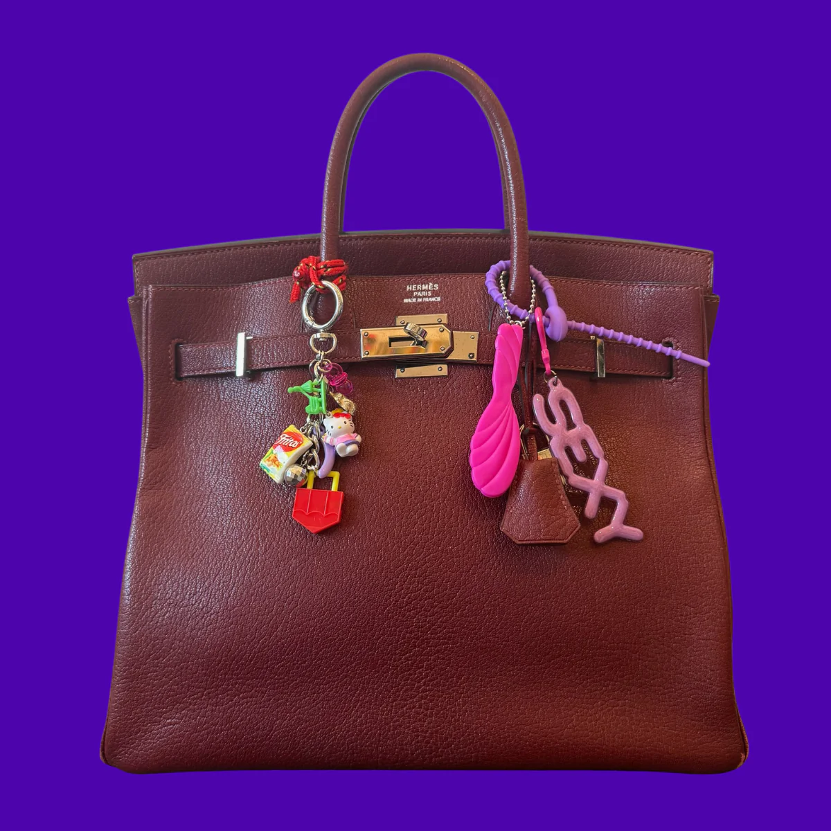 Vintage Hello Kitty + Fritos Short Bag Charm Chain - Image 2