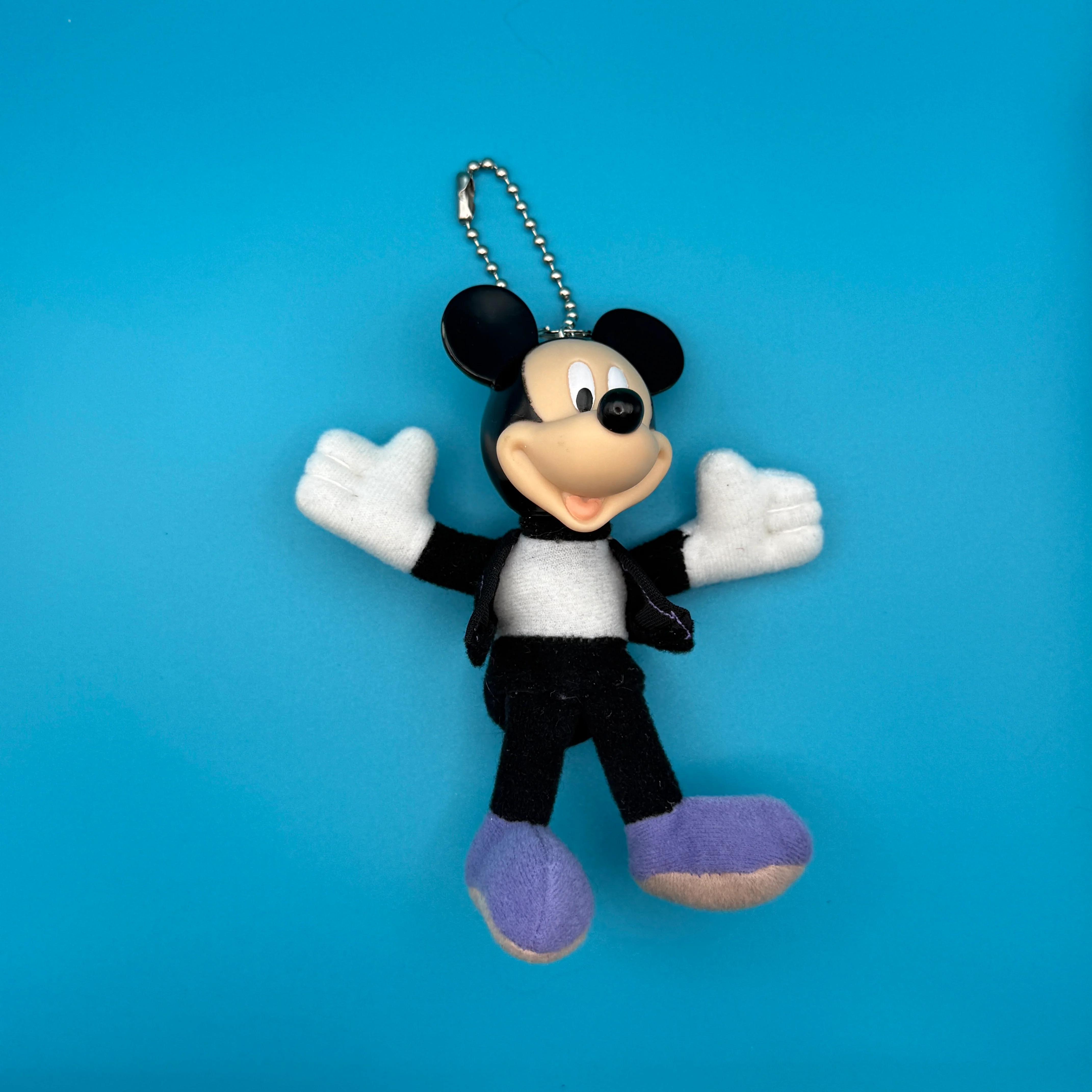 Vintage 90s Mickey Mouse 5" Plushie Bag Charm