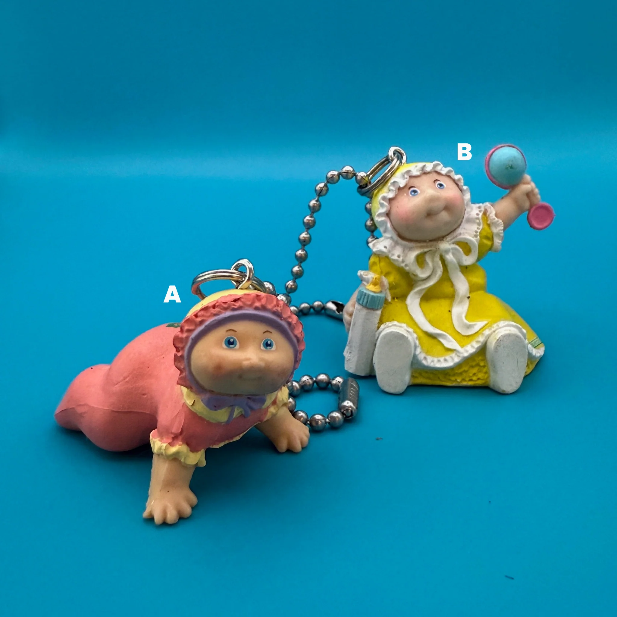 Vintage 1980s Cabbage Patch Kids Baby Bag Charms - Image 2