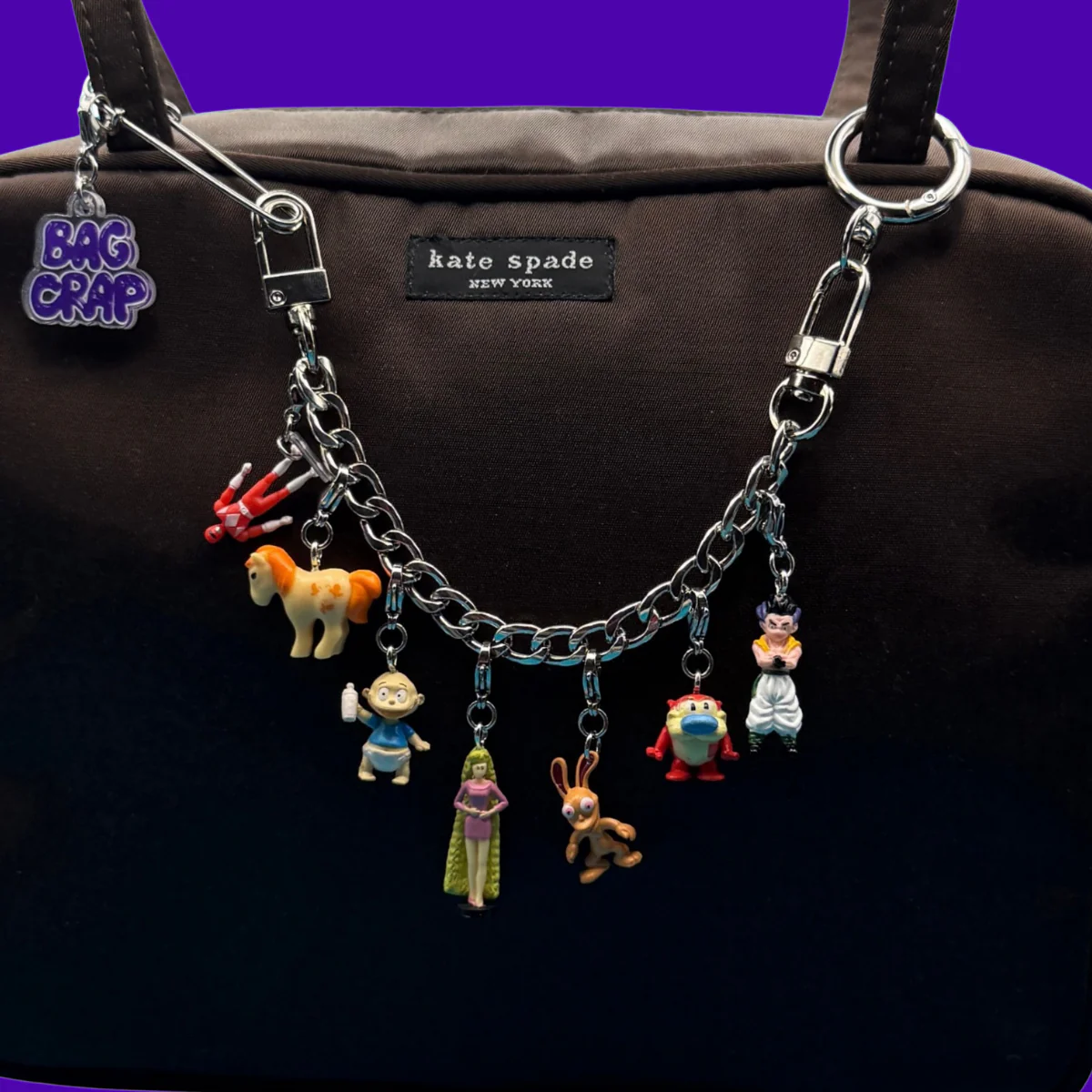 Vintage Micro Mini ‘90 Cartoons & Toys Bag Charms - Image 2