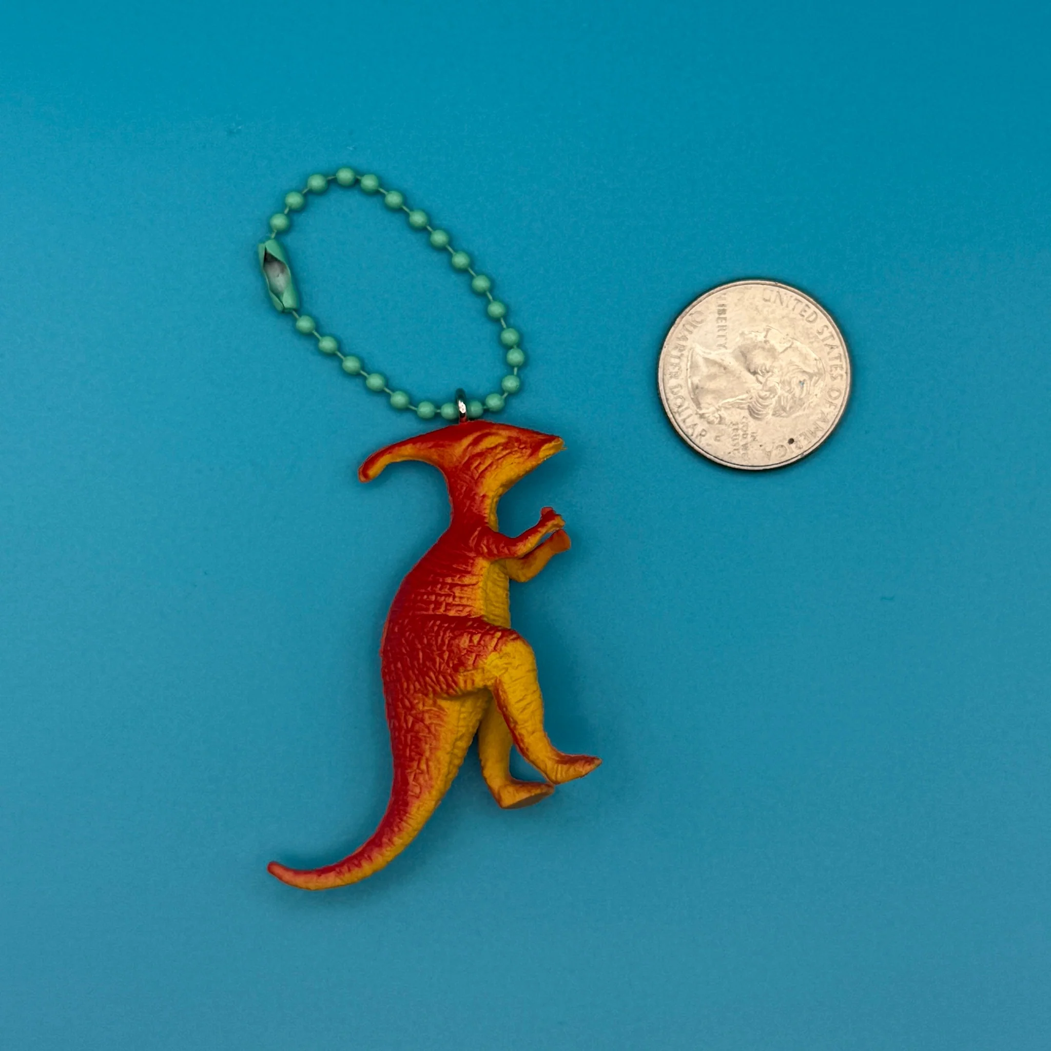 Mini 1" Colorful Toy Dinosaur Mini Bag Charms - Image 5
