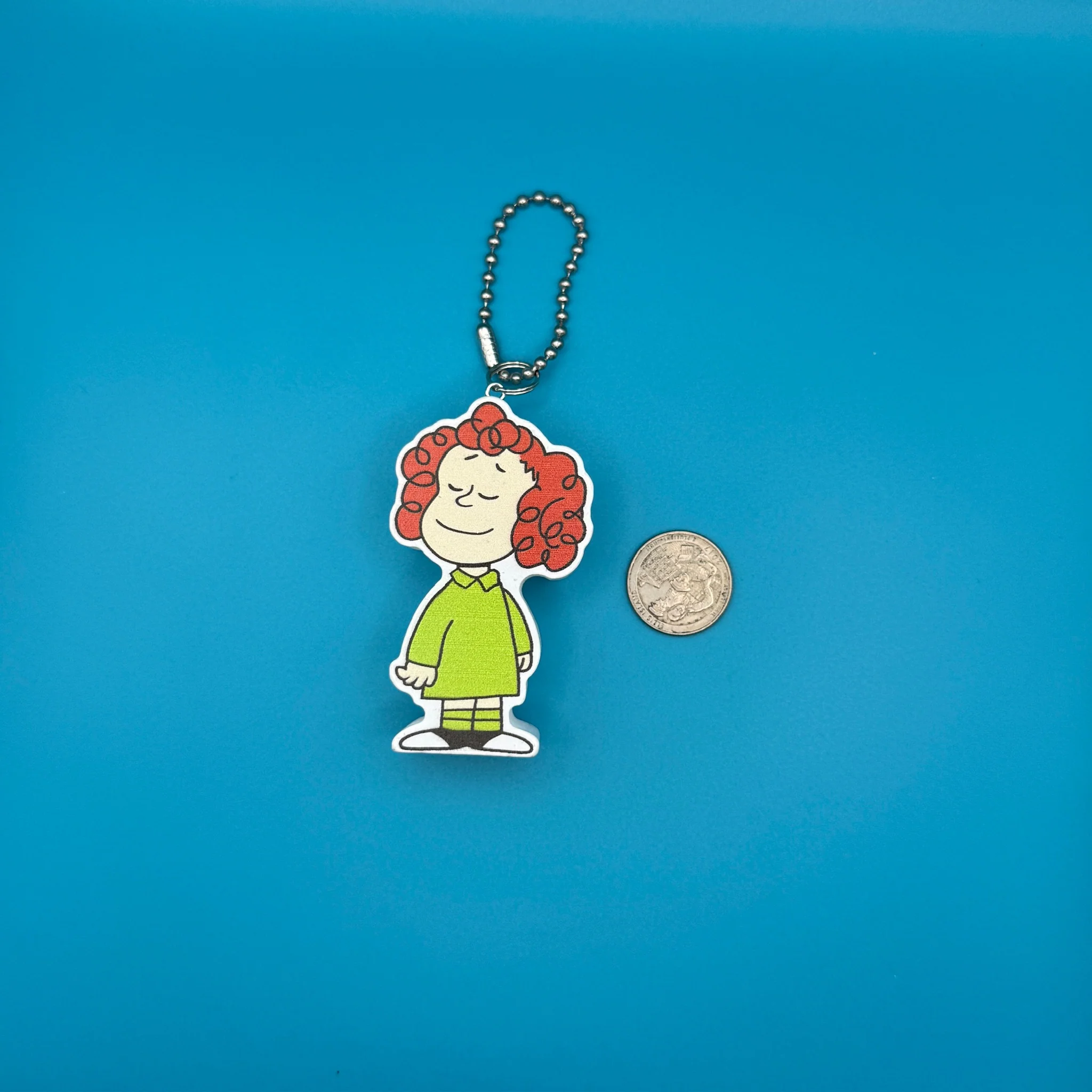 Vintage Peanuts Wood Block Character Bag Charms - Image 12