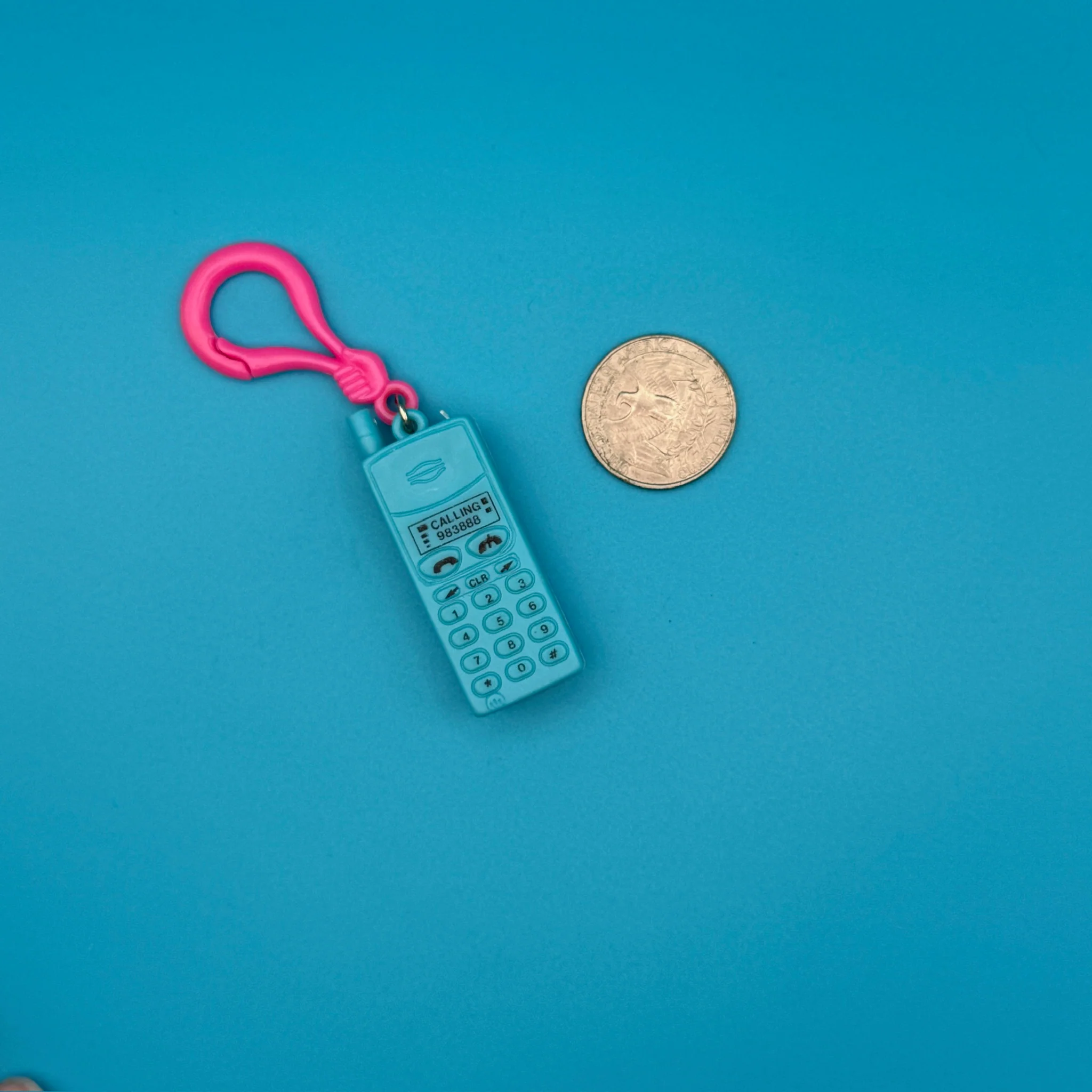 1980s-1990s Blue Vintage Keychains & Bag Charms - Image 10