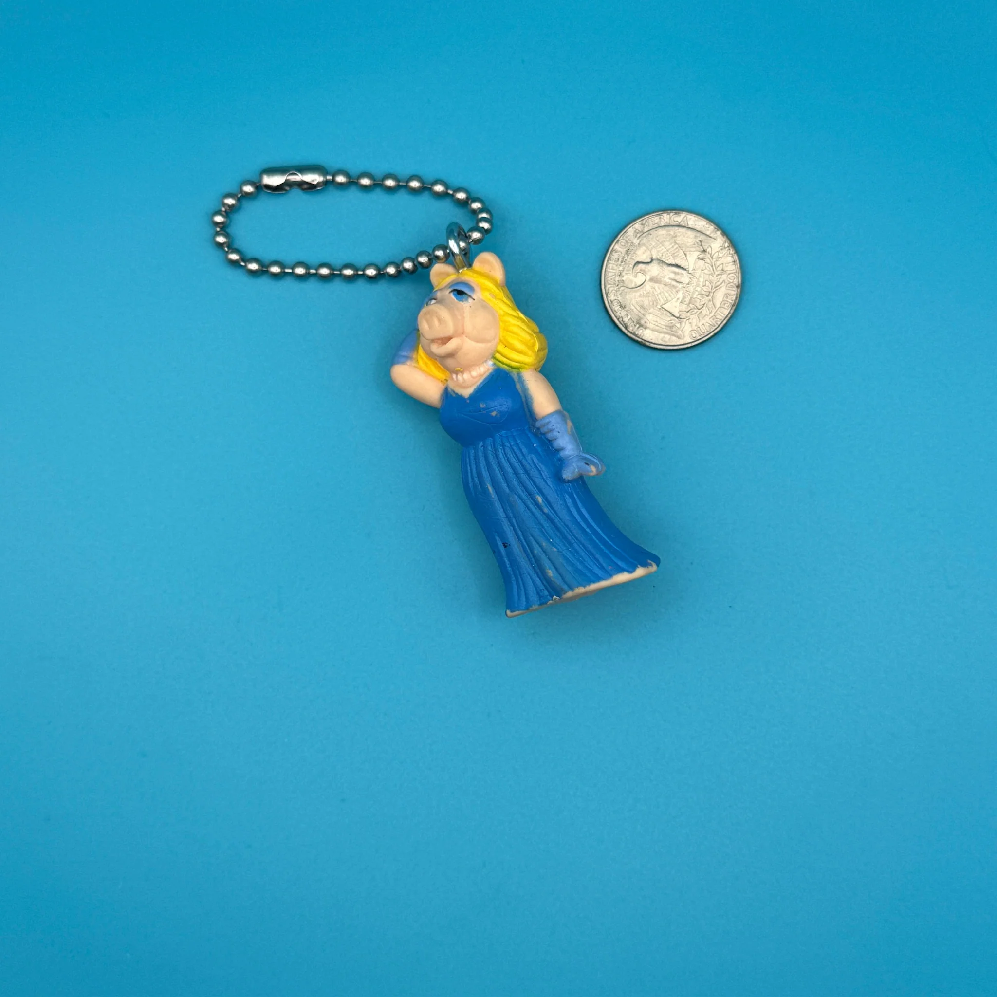 1980s-1990s Blue Vintage Keychains & Bag Charms - Image 5