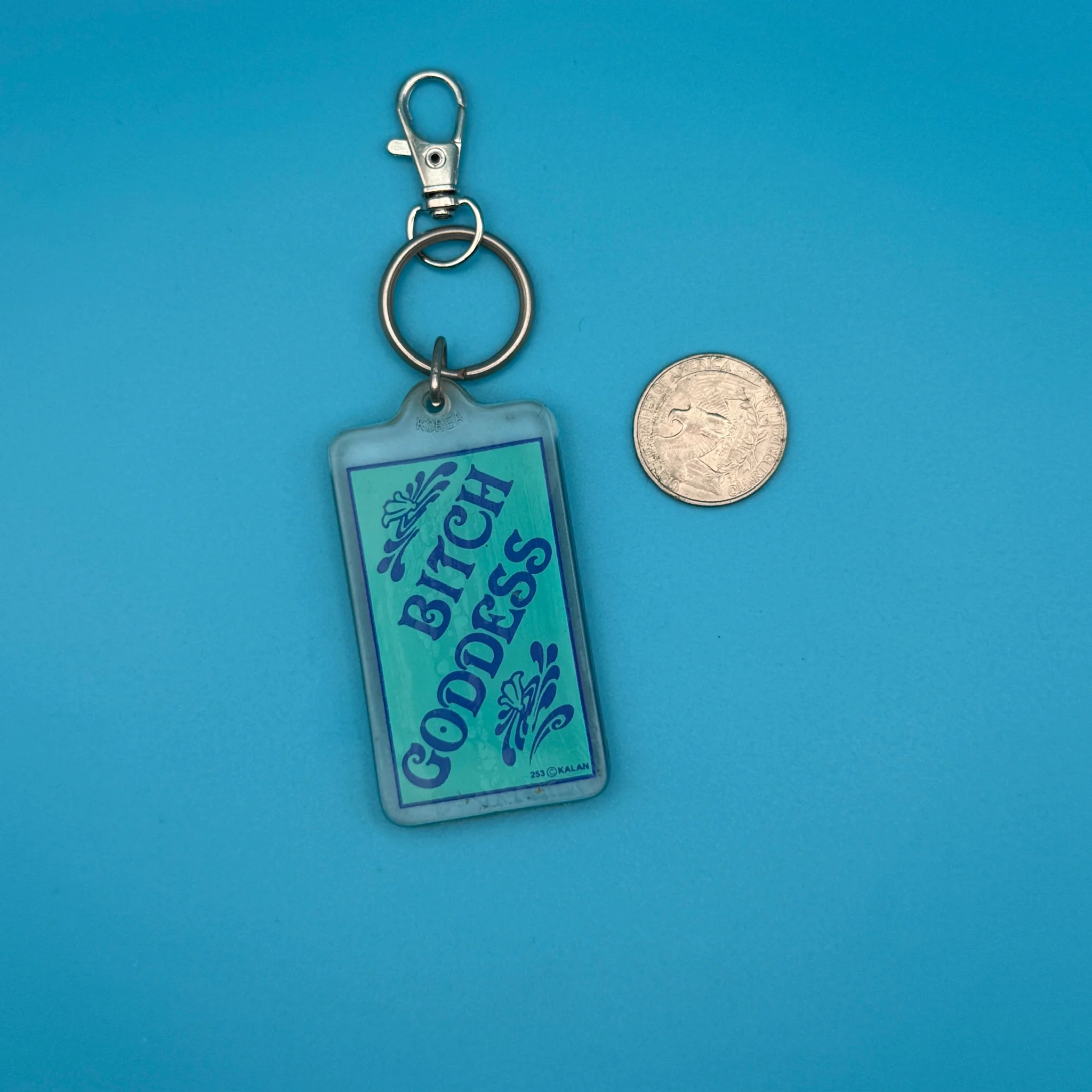 1980s-1990s Blue Vintage Keychains & Bag Charms - Image 6