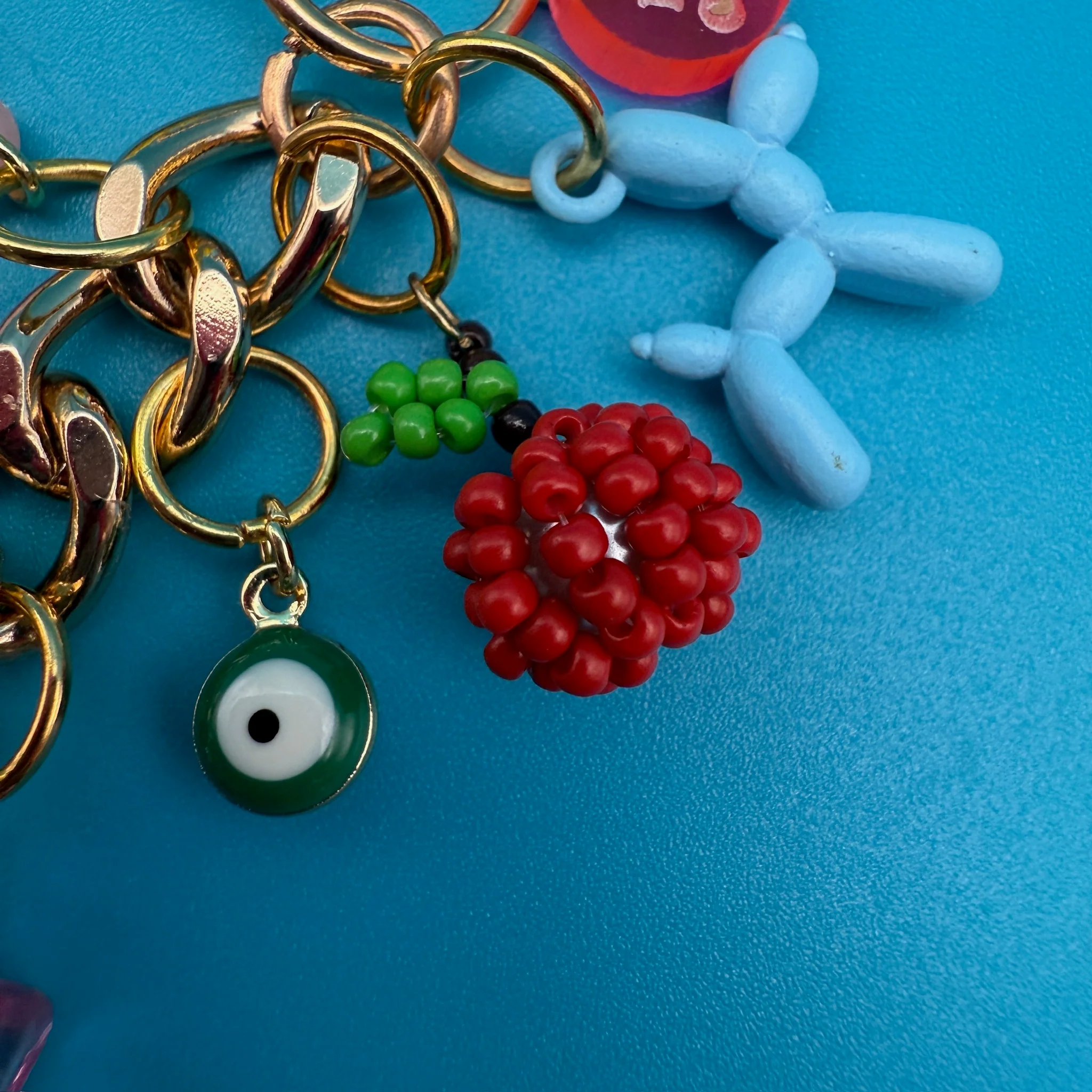 Vintage Pink Pump Charm Chain - Image 5