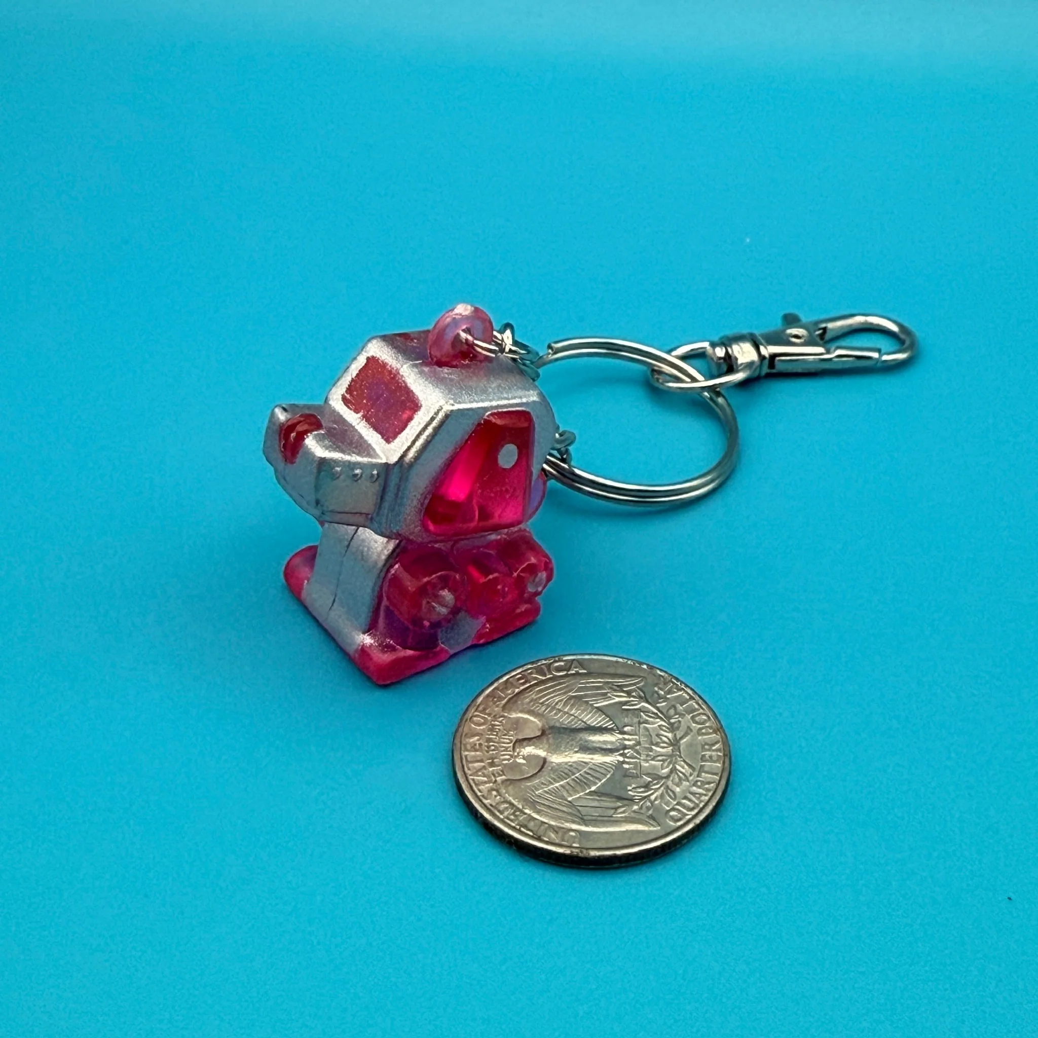 1980s-1990s Pink Vintage Keychains & Bag Charms - Image 7
