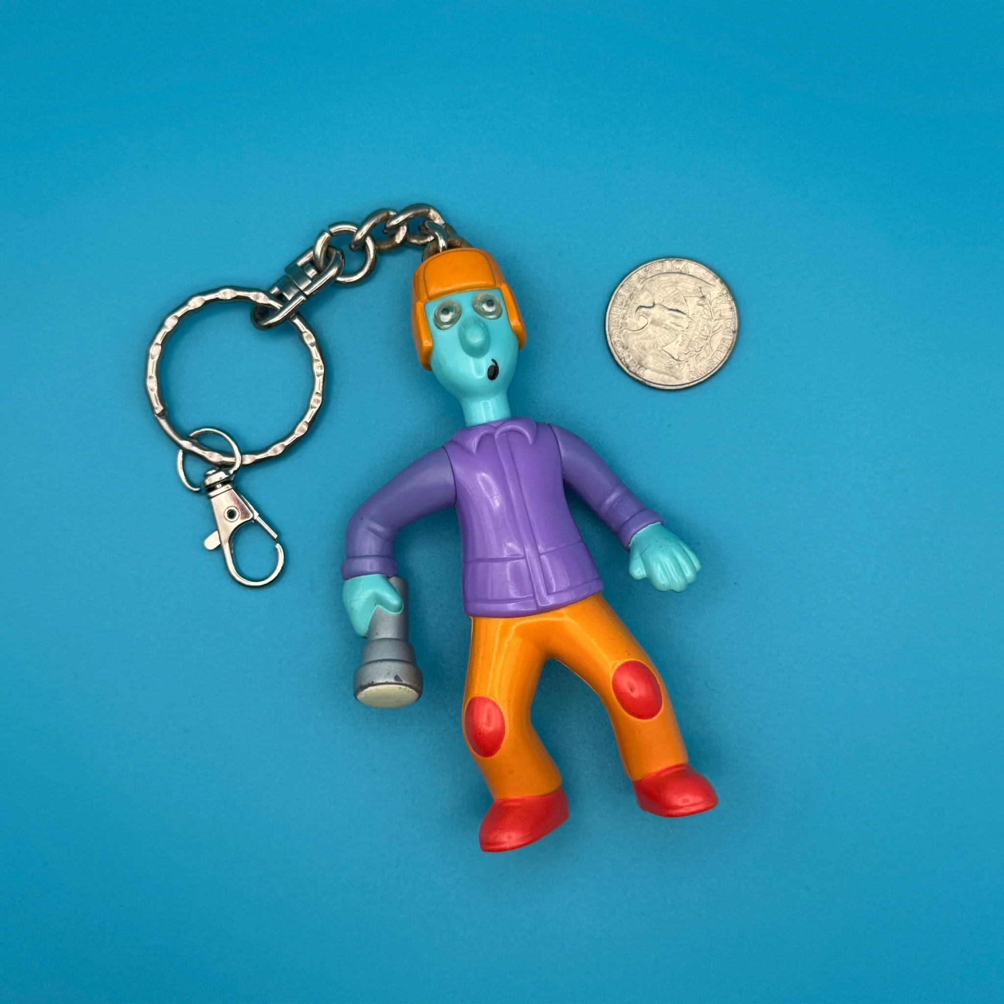 1980s-1990s Purple Vintage Keychains & Bag Charms - Image 3