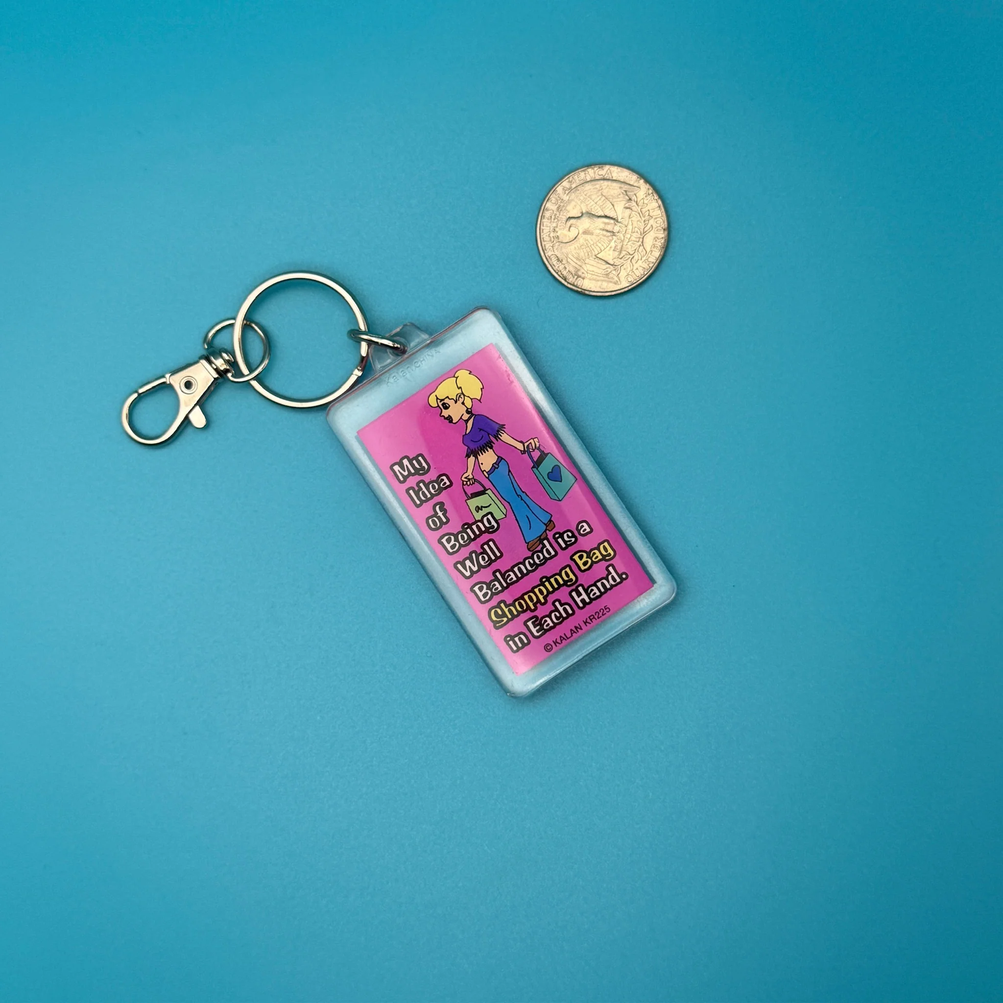 1980s-1990s Purple Vintage Keychains & Bag Charms - Image 8
