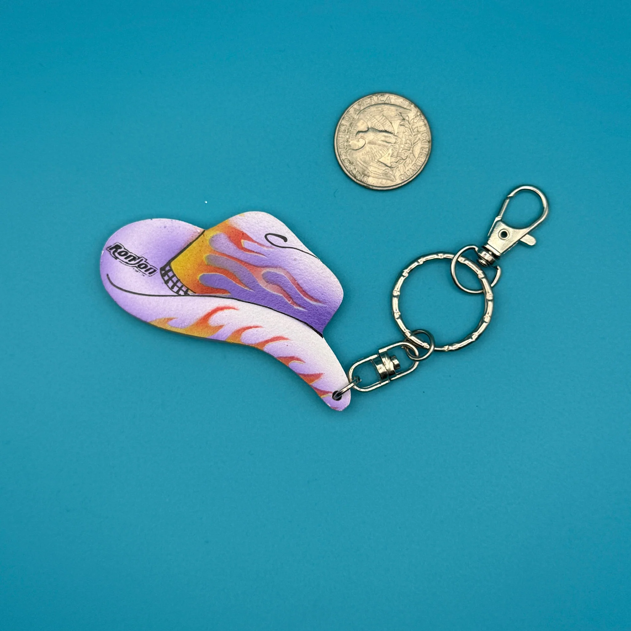 1980s-1990s Purple Vintage Keychains & Bag Charms - Image 9