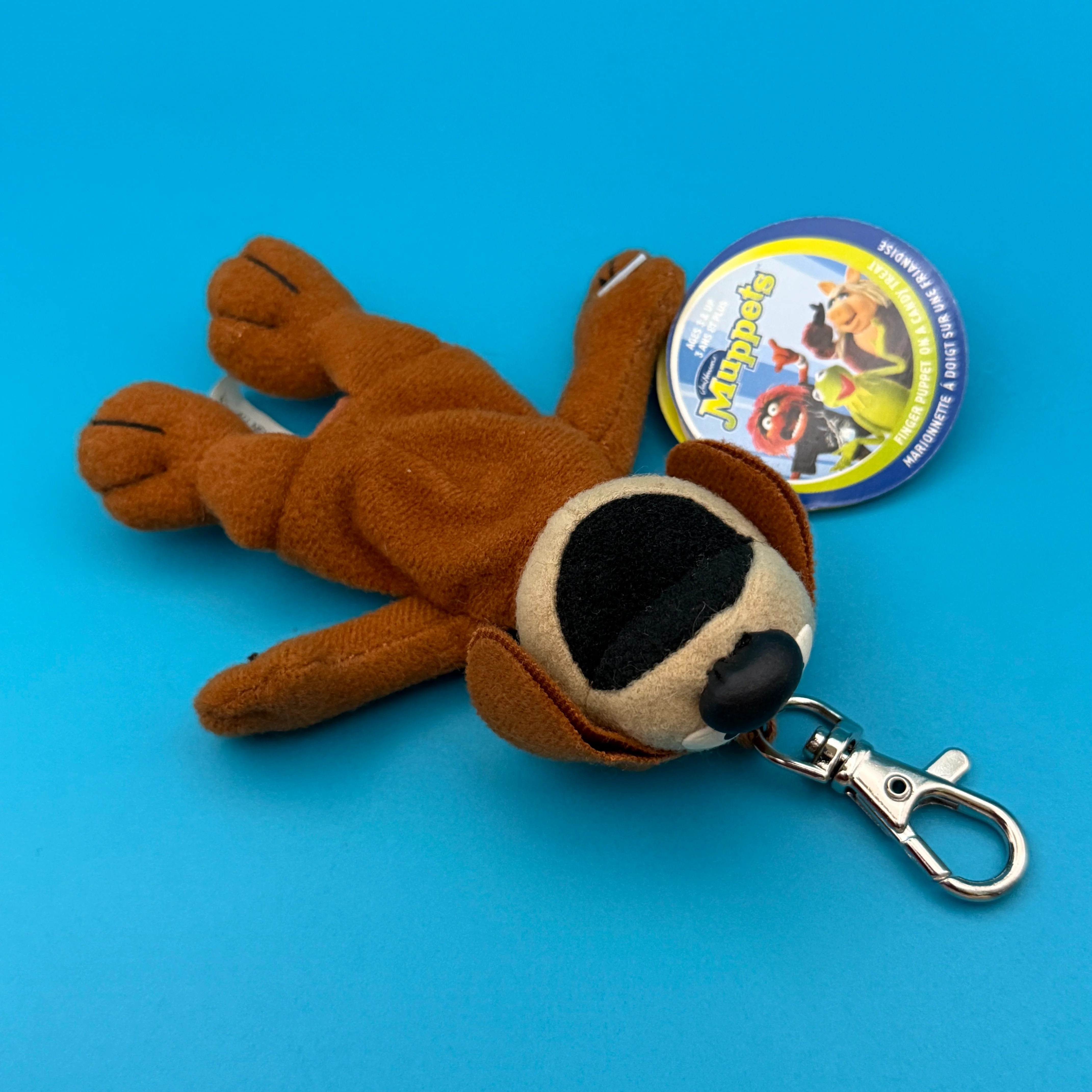 Vintage Rowlf Muppets 4" Plushie Bag Charm - Image 3