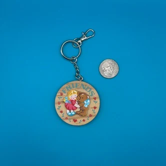 Vintage 1970s-2000s Valentines Keychains & Bag Charms: You Pick - Image 15