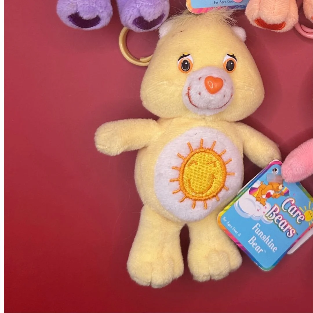 Care Bear Vintage Deadstock Y2k 2002/2003 Plush Bag Charms With Tags - Image 4