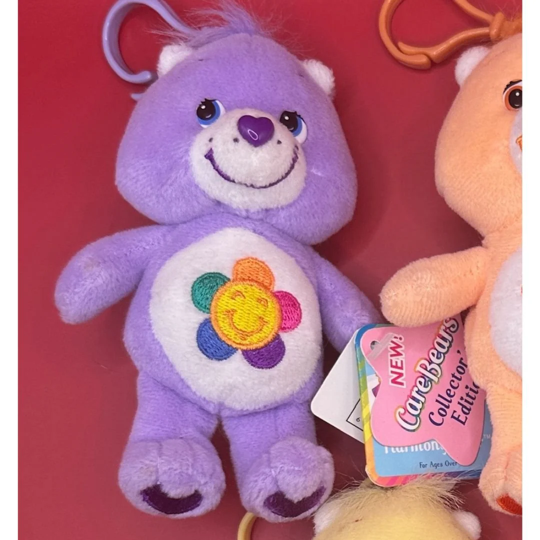 Care Bear Vintage Deadstock Y2k 2002/2003 Plush Bag Charms With Tags - Image 7