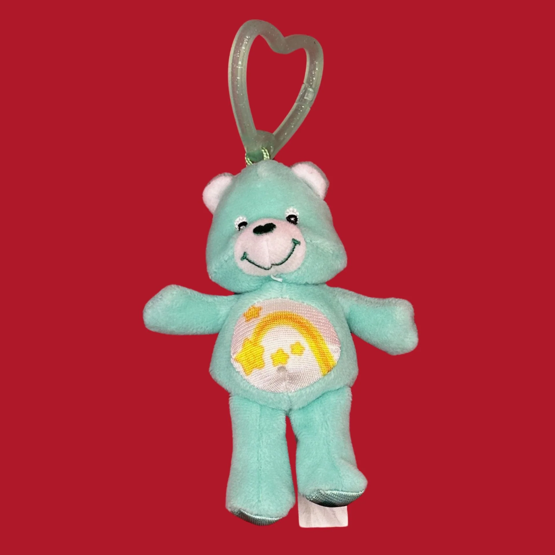 Vintage Y2k Burger King Care Bear Plush Bag Charms - Image 4