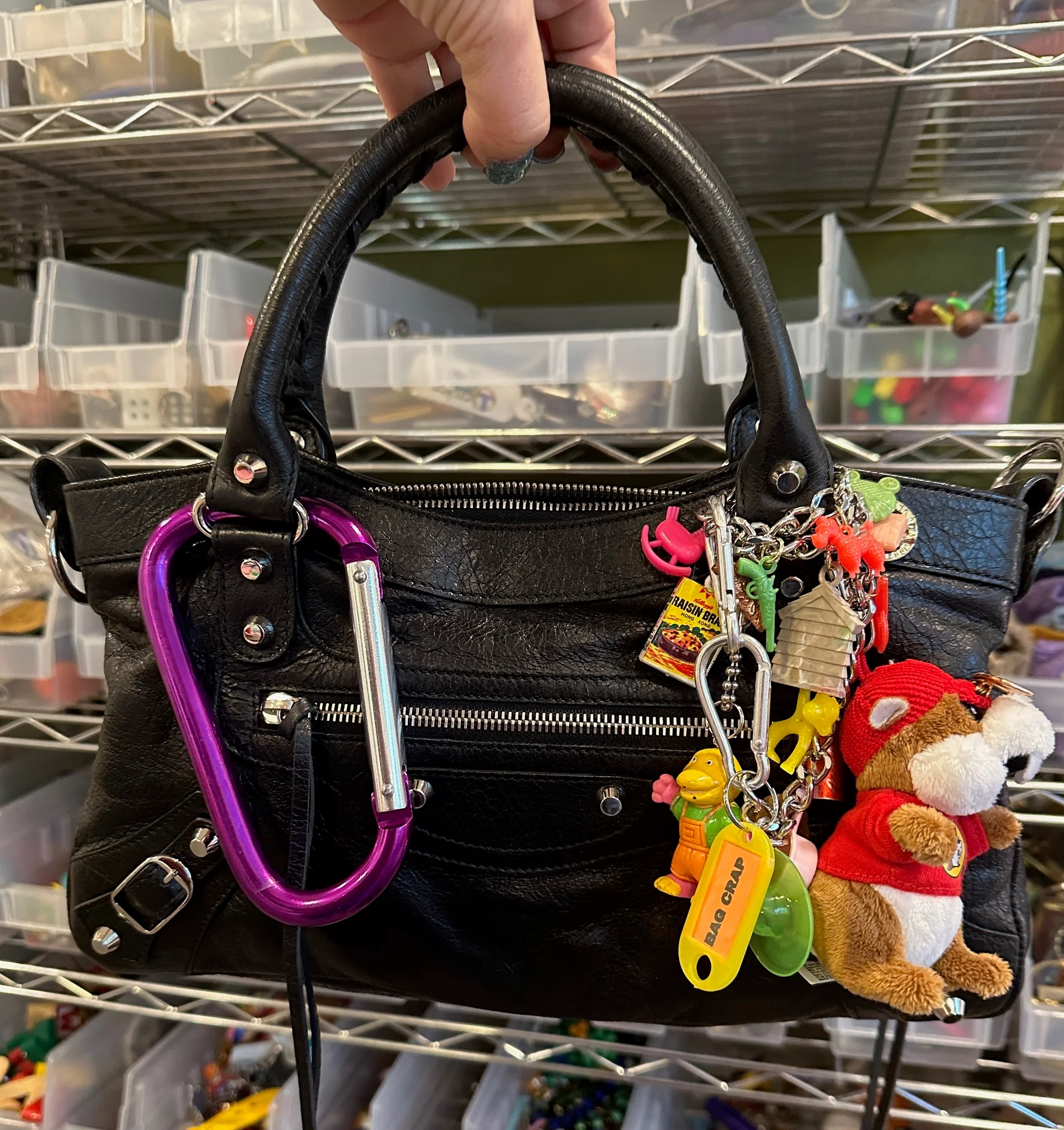 XXL Metal Carabiner Clip Bag Charms - Image 4